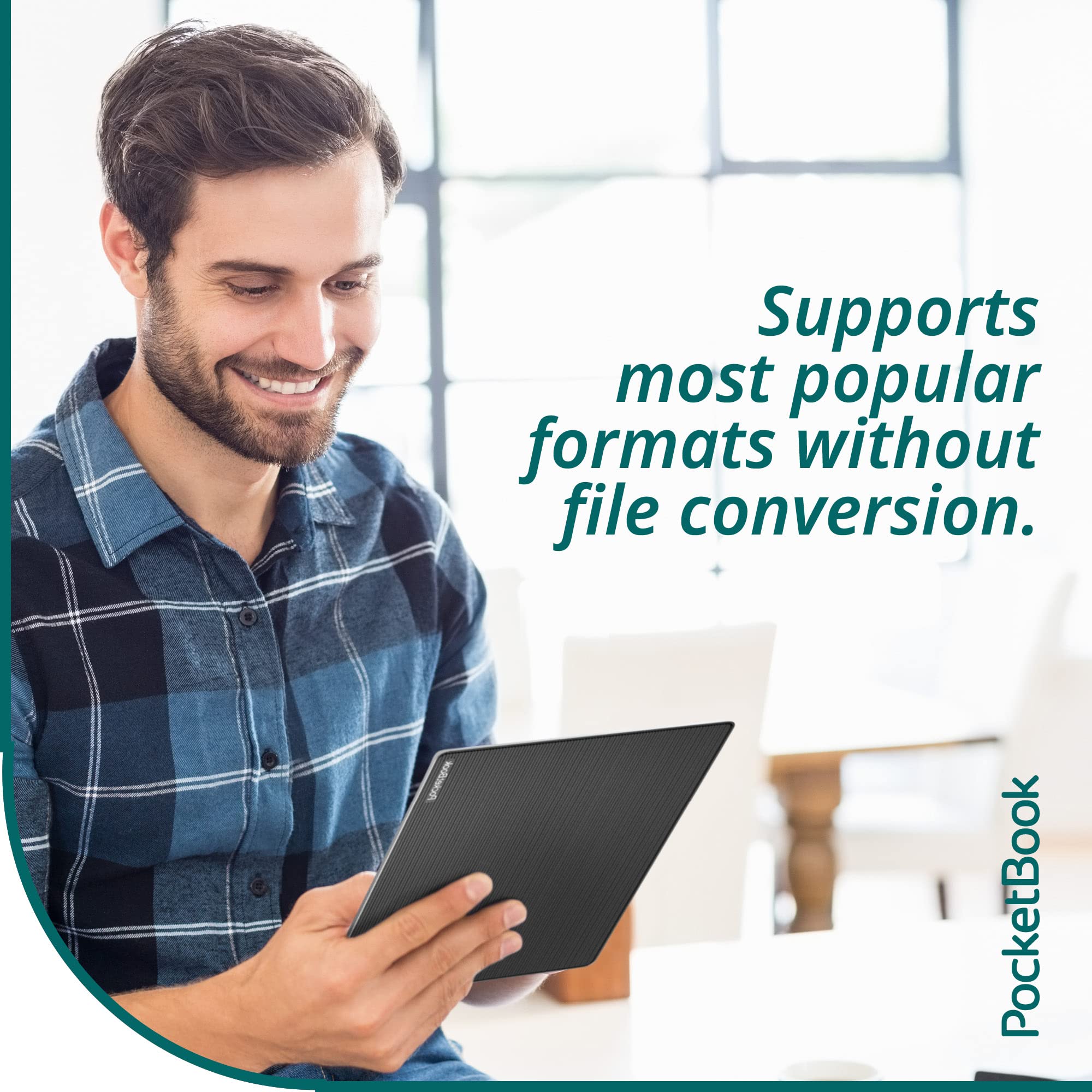 Pocketbook Inkpad Lite, E Book Reader, Mist Grey