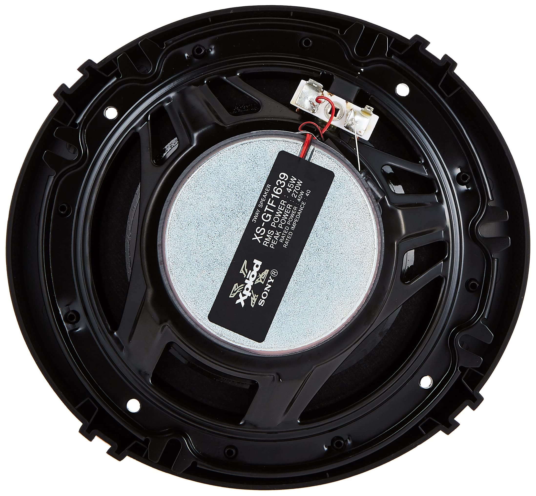 Sony Xs-Gtf1639 6.5 3-Way 270 Watts Peak Power Car Audio Speakers (Pair)