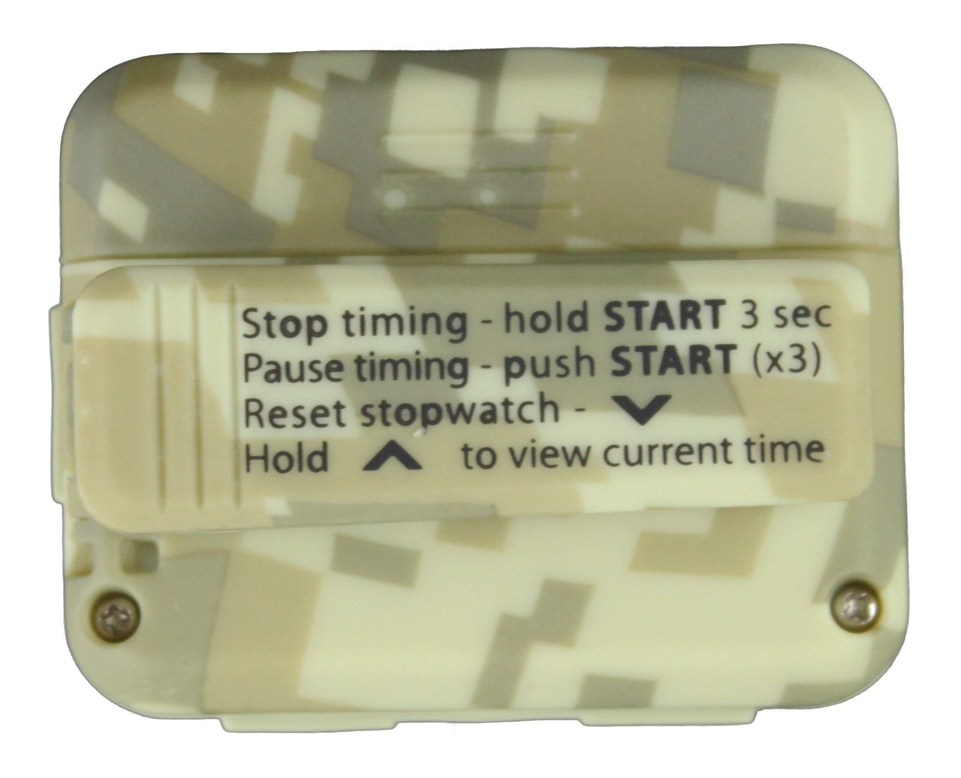 Gymboss Minimax Interval Timer And Stopwatch   Camouflage/Tan Softcoat