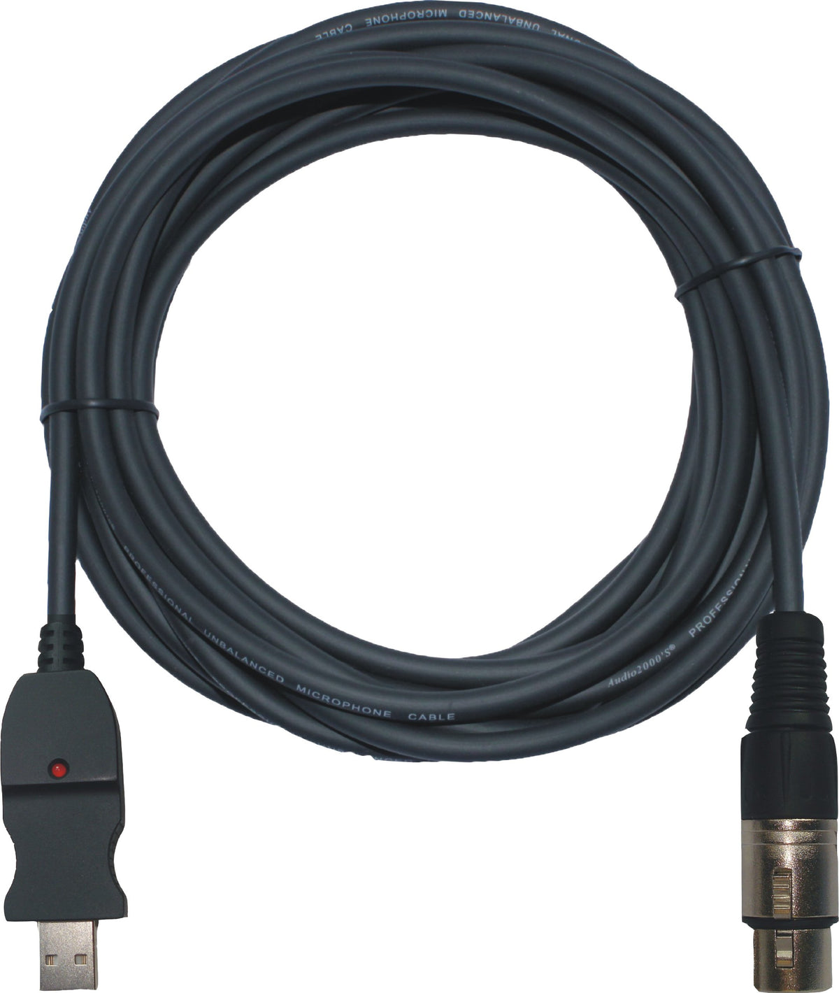 Audio2000'S Usb To Xlr Female 20Ft Microphone Usb Recording Cable   Adc203R