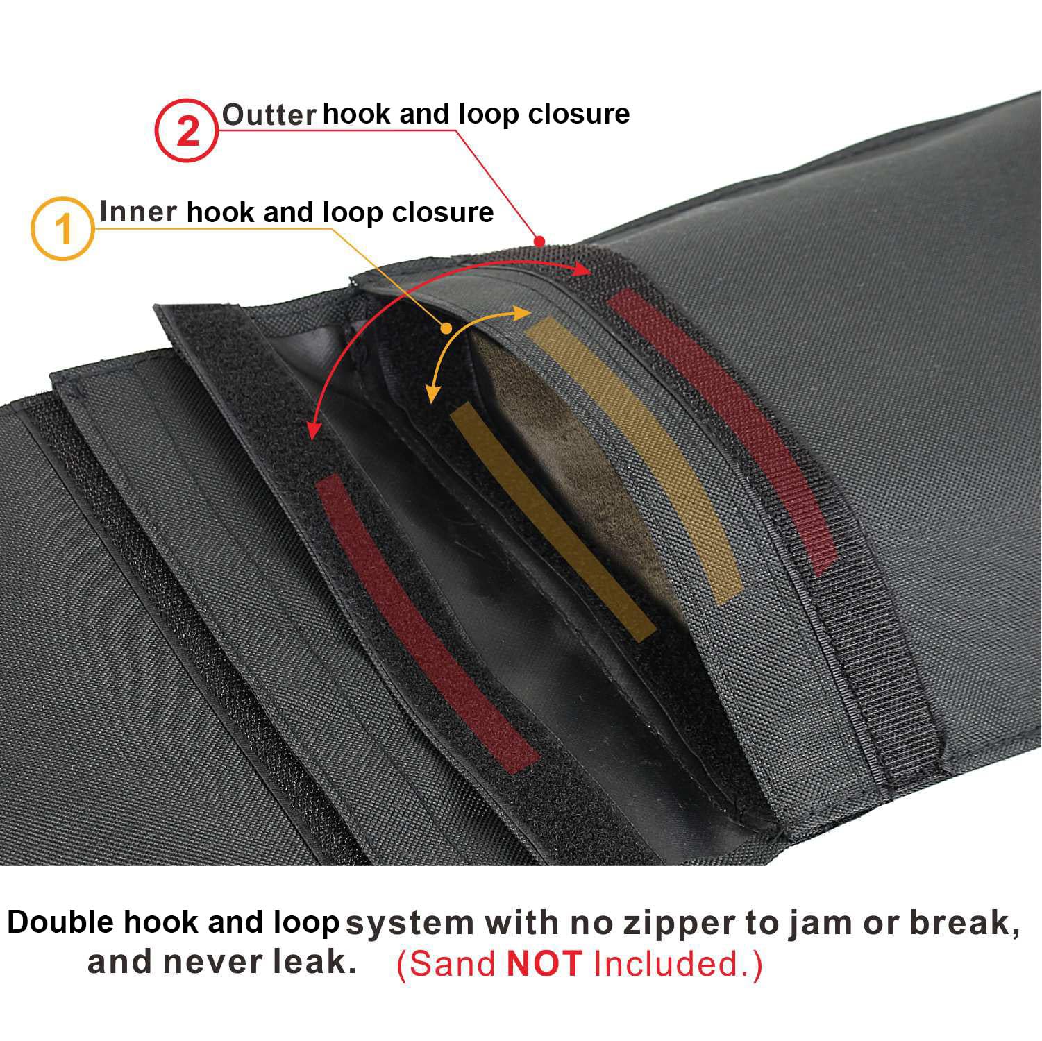 Explore Land 2 In 1 Saddle Weight Bag Universal Filled With Water & Sand