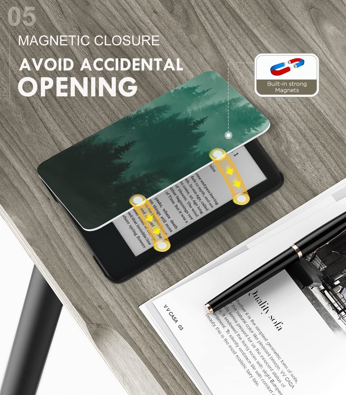 Moko Case Fits 6'' All New Kindle (11Th Generation 2022 Release), Lightweight Shell Cover With Auto Wake/Sleep For Kindle 2022 1