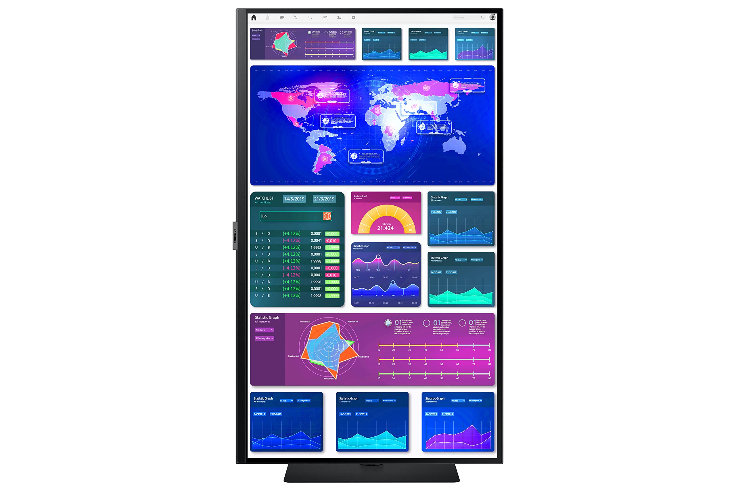 Samsung S60Ua Series 27 Inch Wqhd (2560X1440) Computer Monitor, 75Hz, Ips Panel, Usb C, Hdr10 (1 Billion Colors), Height Adjusta