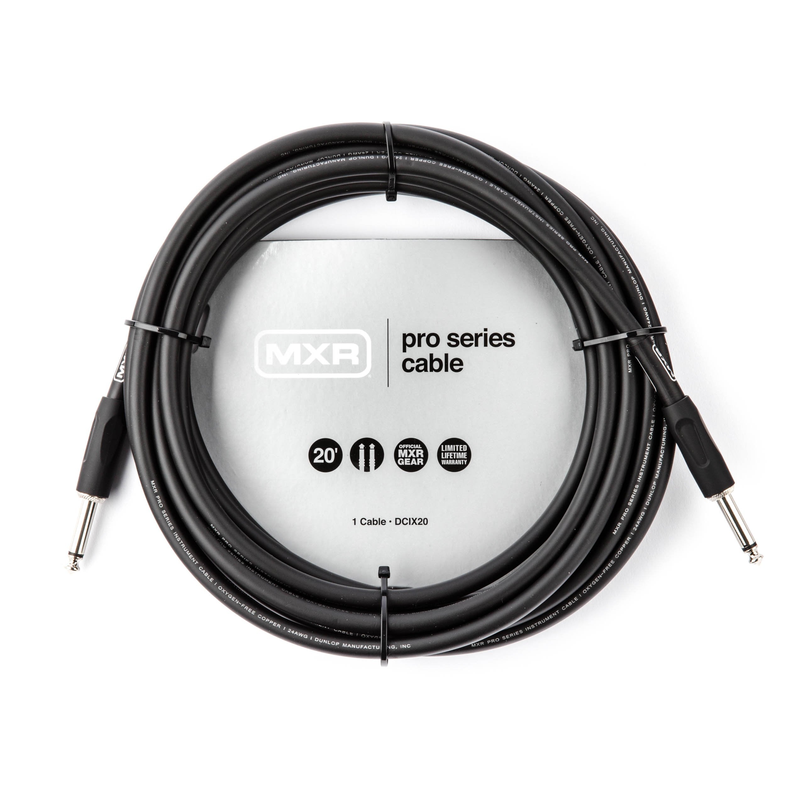 Other Stage Or Studio Cable, Black, 20 Feet (Dcix20)