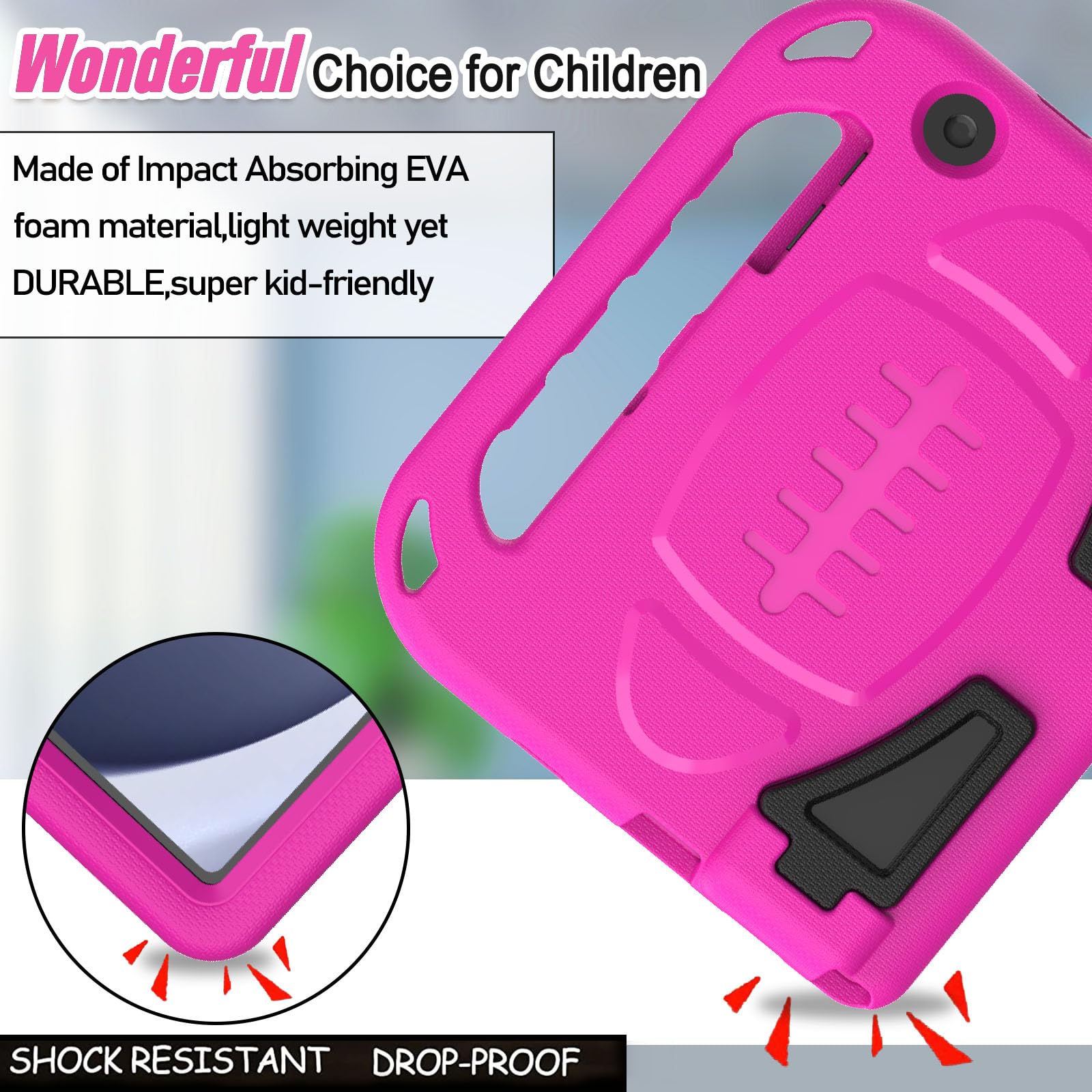 Bmouo Kids Case For Samsung Galaxy Tab A9 Plus 11 Inch 2023 (Sm X210/X216/X218)   With Built In Screen Protector, Shockproof Cov