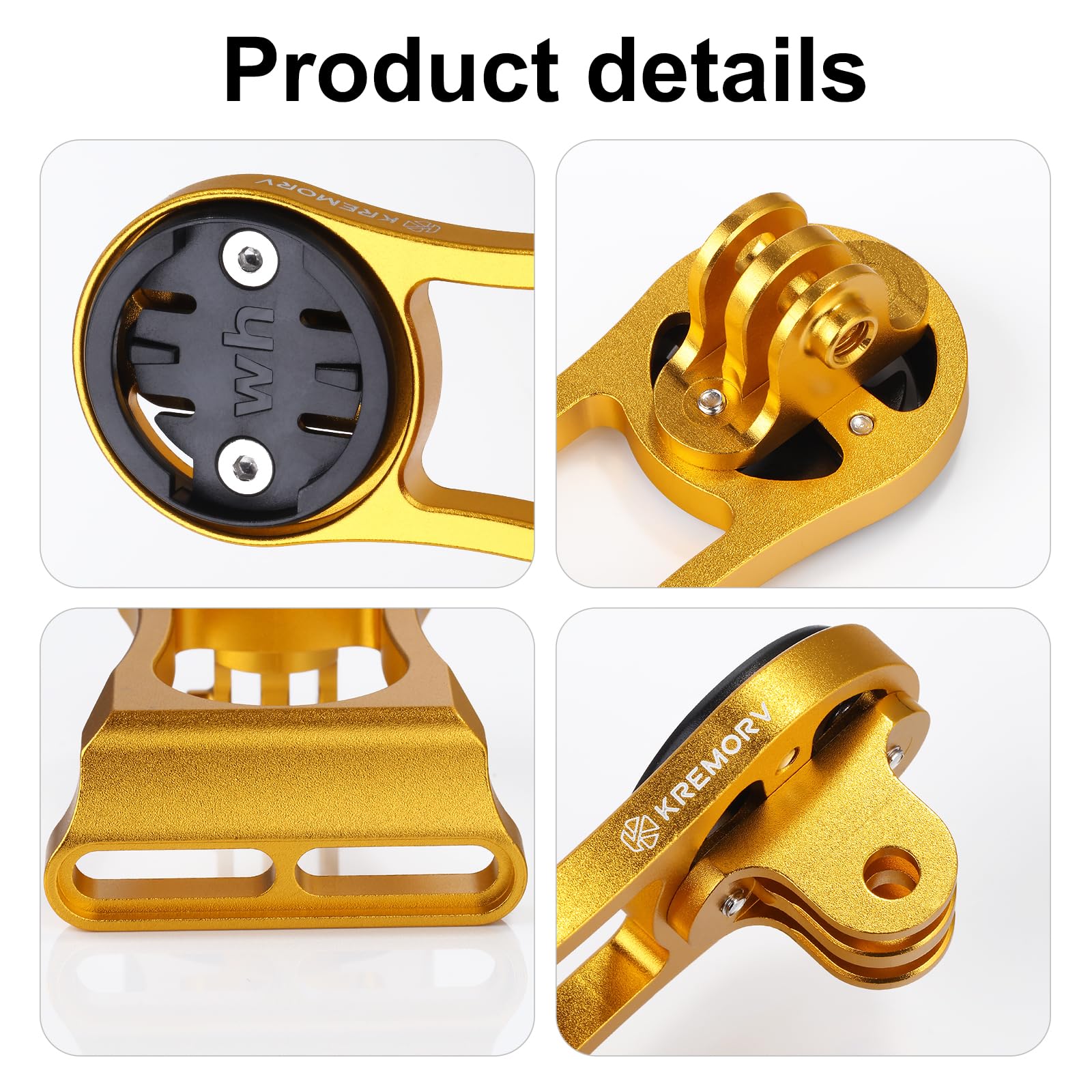 Kremorv Bike Mount Bicycle Out Front Combo Mount For Wahoo Elemnt