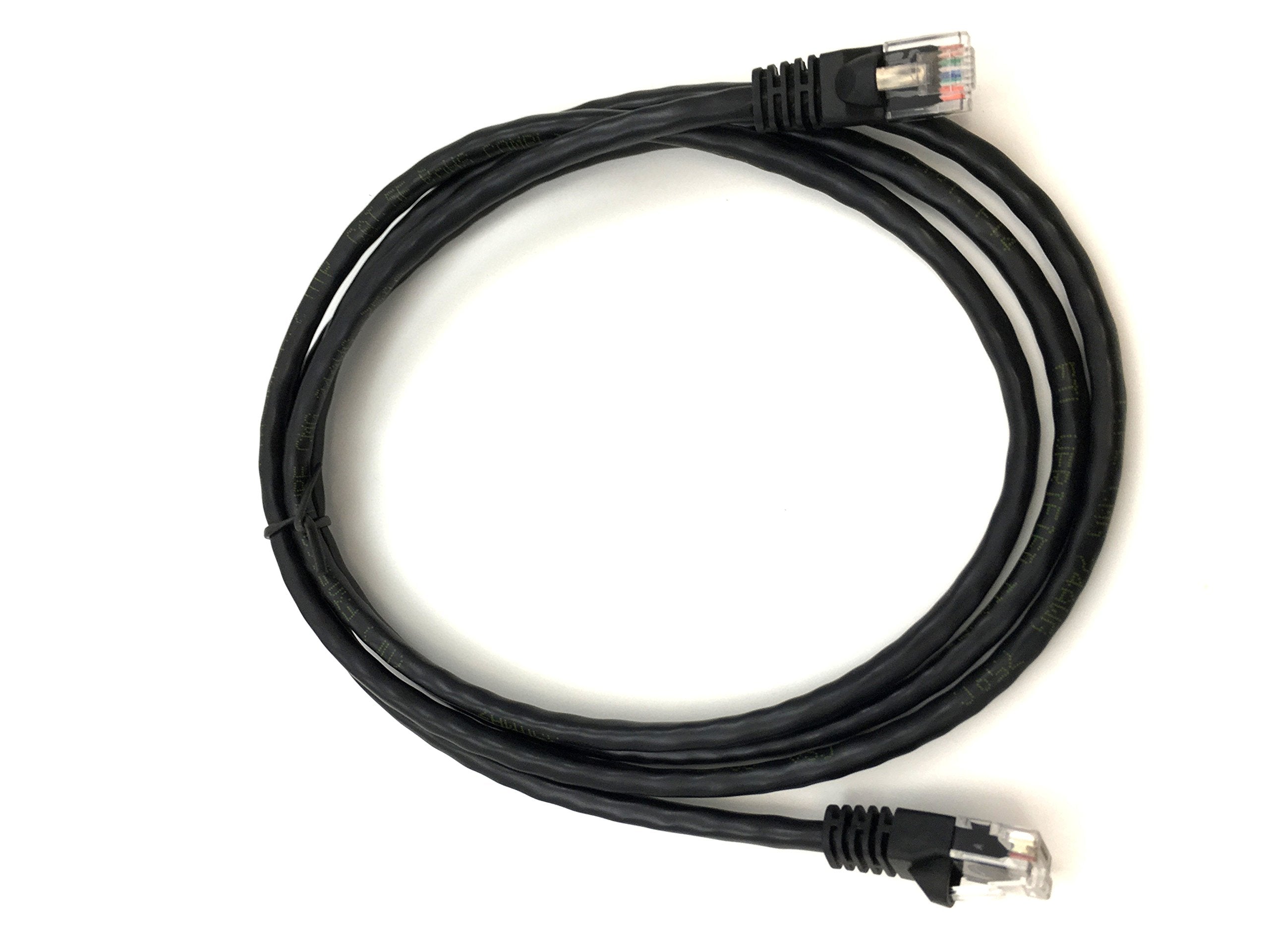 Xavier Cat5Bk-01 Cat5E, Ethernet Cable Molded Snagless Boots, Internet Cable, 1, Black