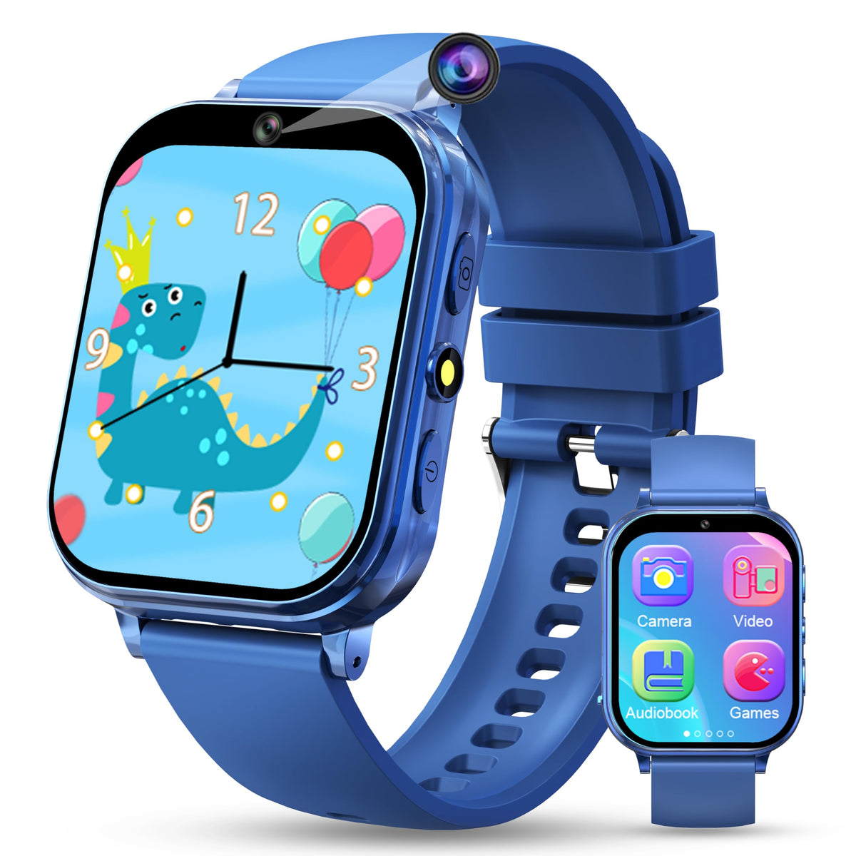Kalinco Kids Smart Watch, No Phone Needed, Games Camera Video Pedometer Smartwatch, Music Player, Alarm, Audiostory, Torch, Step