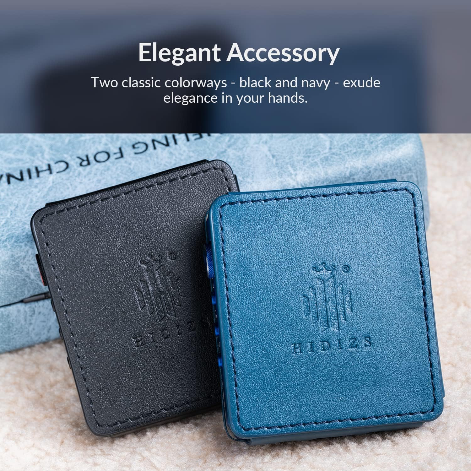 Hidizs Ap80 Pro X Leather Case, Custom Made For Ap80 Pro X&Ap80 Pro Portable Balanced Lossless Mqa Music Player(Blue)