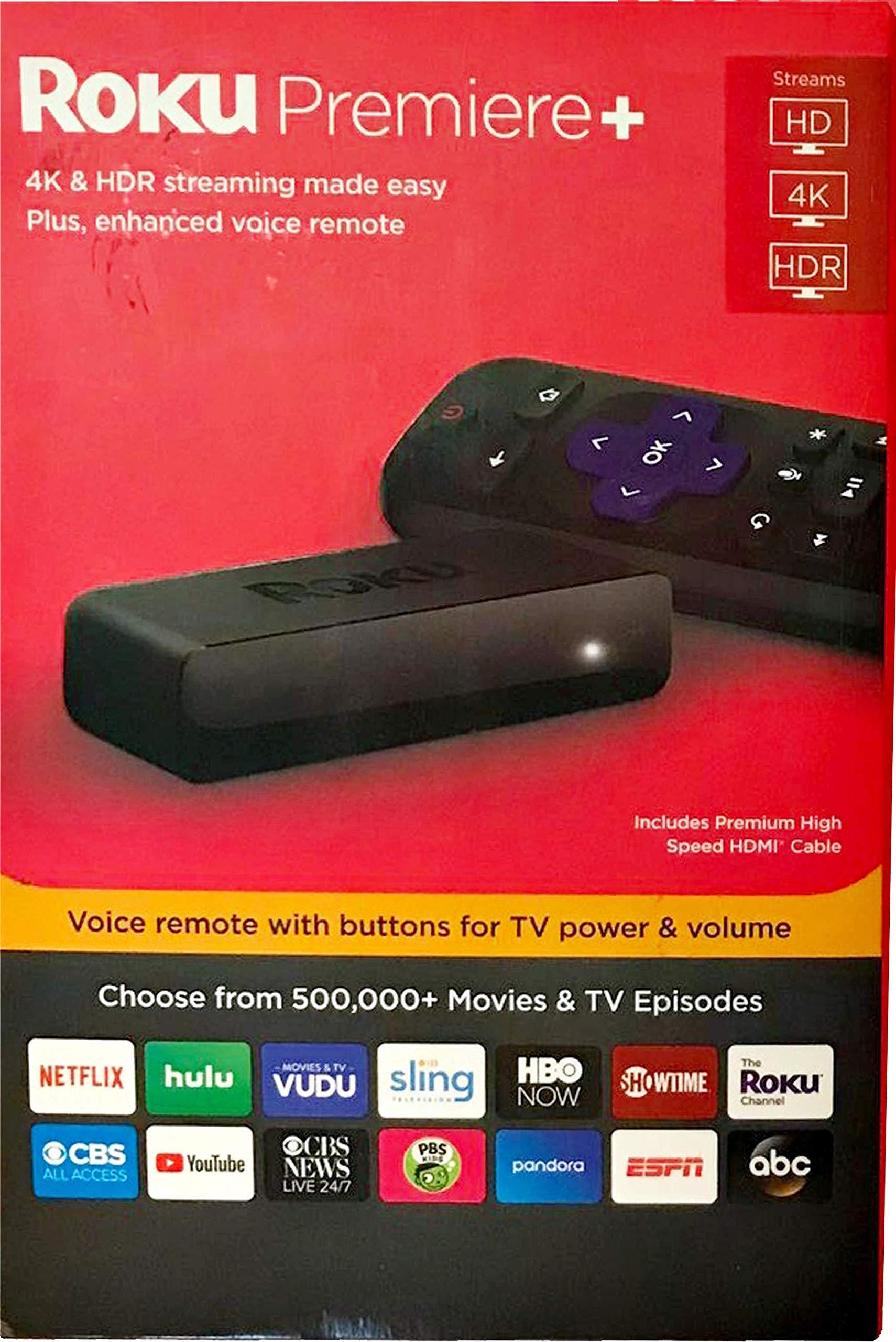 Roku Premiere+ 4K Hdr Streaming Player
