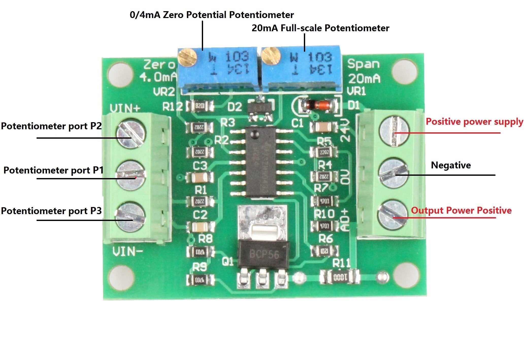 Noyito Voltage To Current Module 0 5V To 0 20Ma