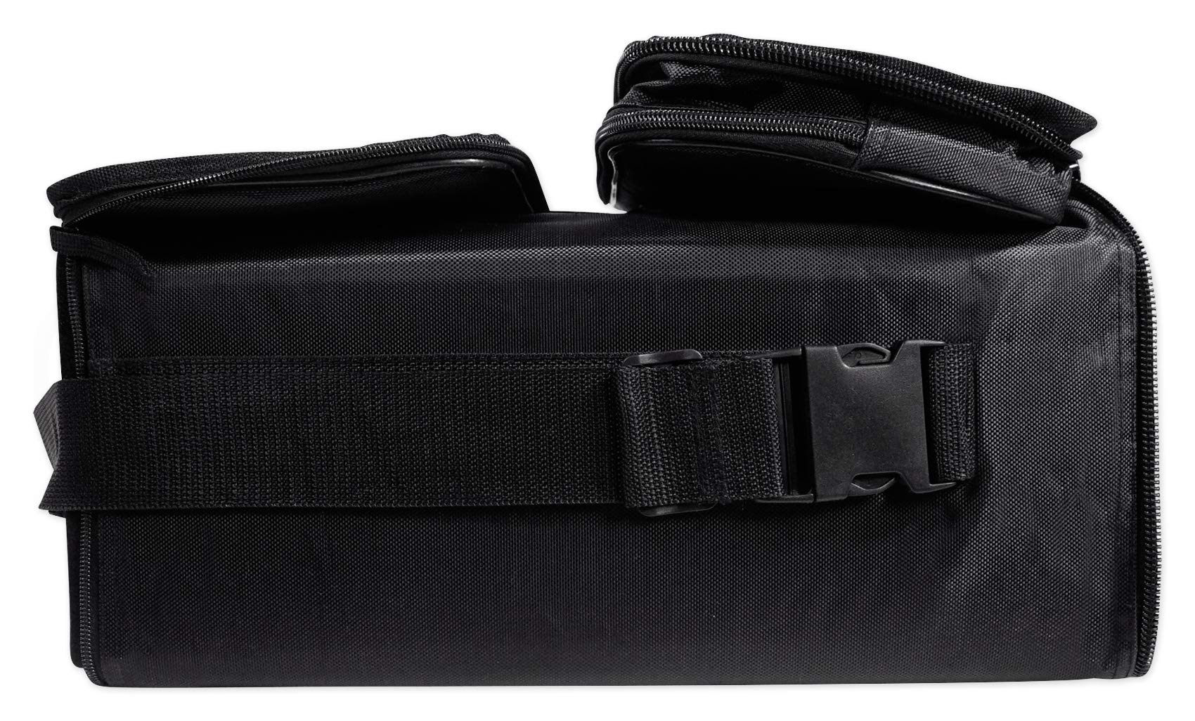 Rockville 3U Rack Bag Double-Sided Case With 16 Depth + Shoulder Strap (Rrb35) Black