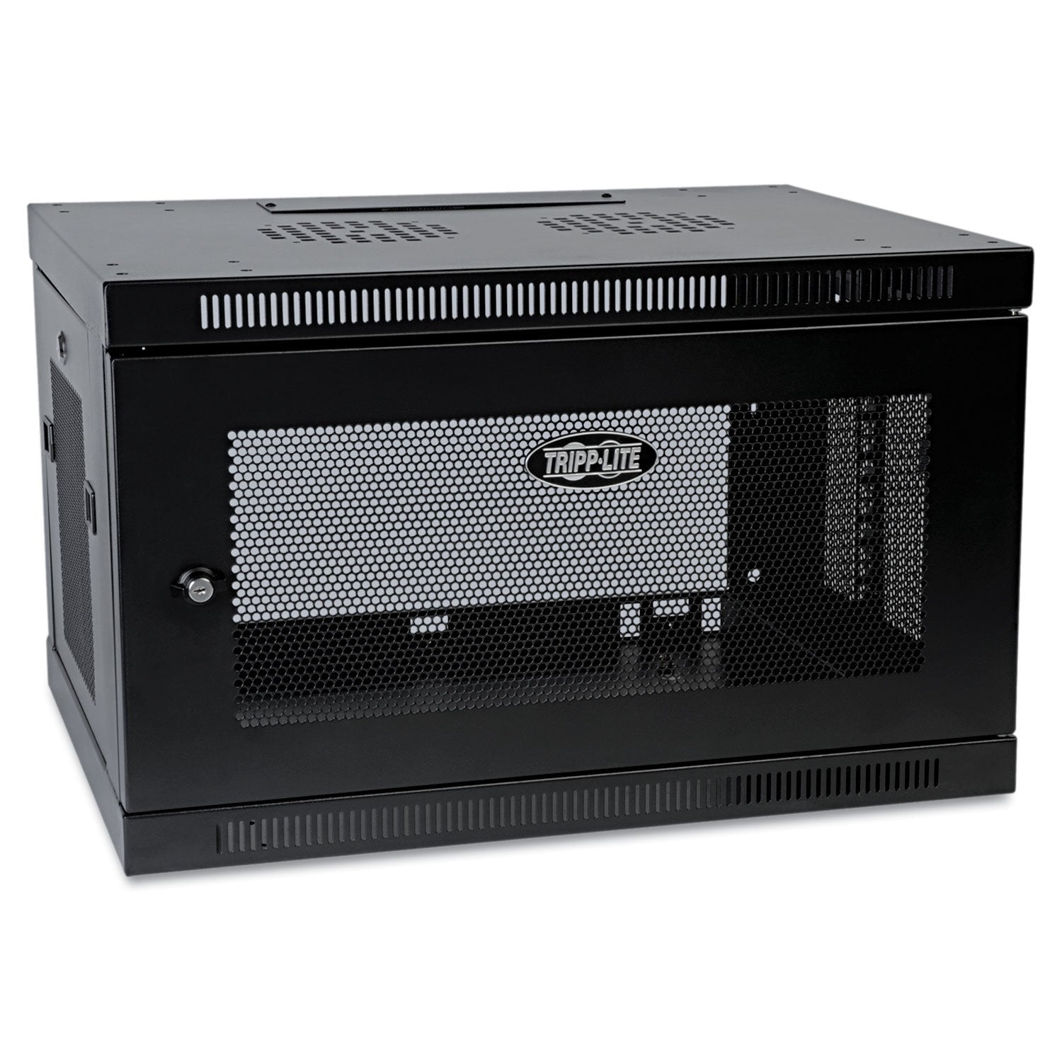 Tripp Lite 6U Wall Mount Rack Enclosure Server Cabinet, 16.5 Deep, Switch-Depth (SRW6U), Black