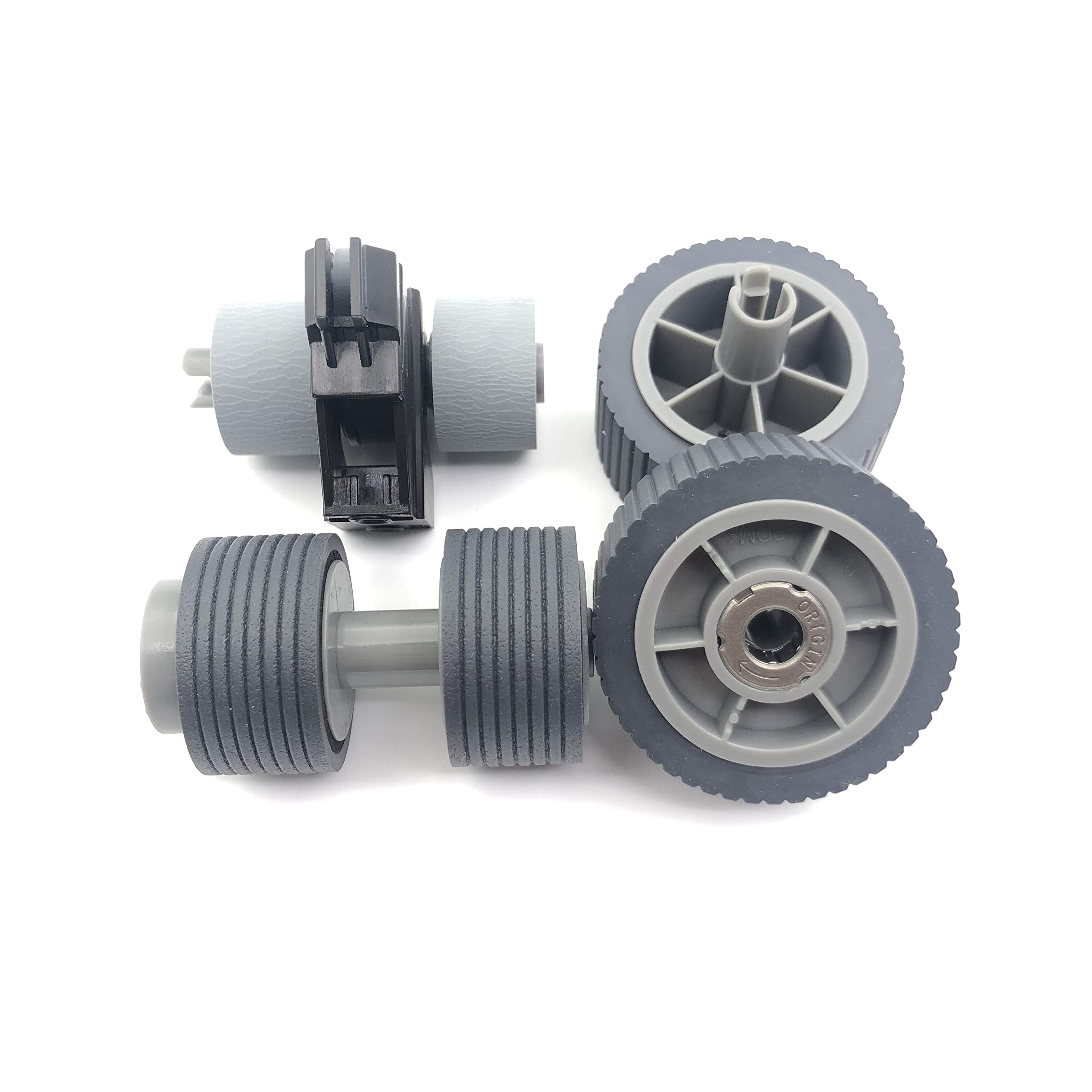 Oklili 1Set X Pa03740 K010 Pa03740 K011 Consumable Kit Pick Roller + Brake Roller Pickup Roller Separation Roller Compatible With Fujitsu Fi 7600 Fi 7700 Fi 7700S
