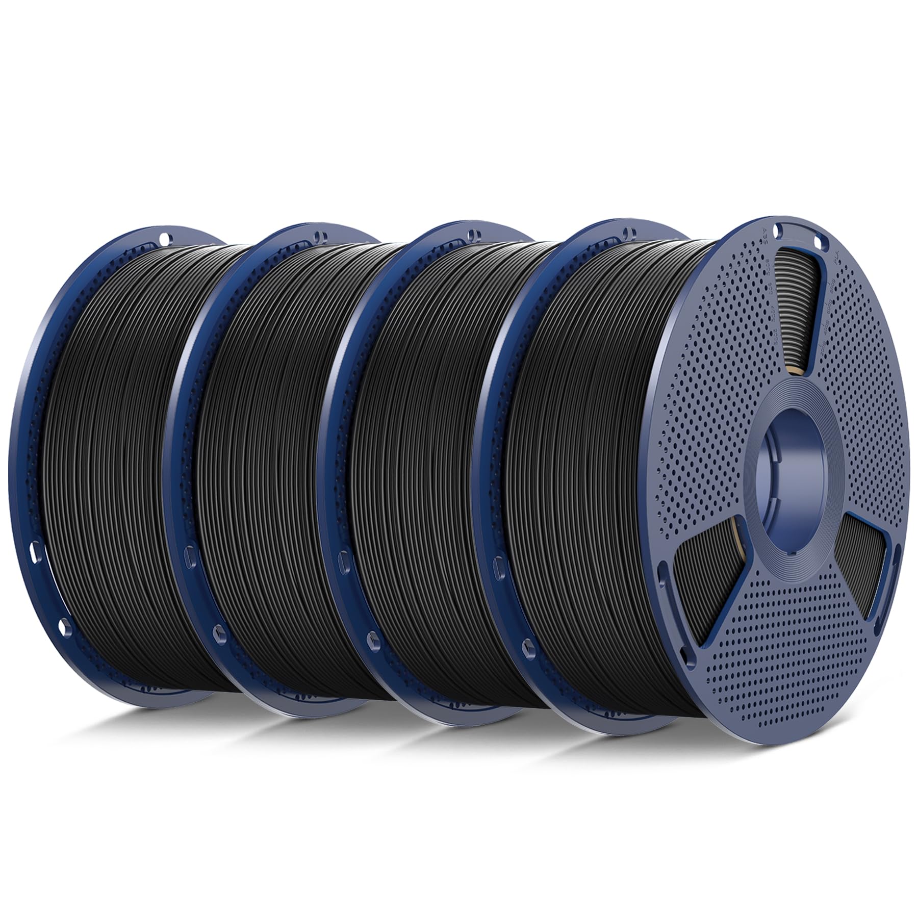 SUNLU 4kg TPU 3D Printer Filament Bundle, Highly Elastic and wear-Resistant 90A TPU Filament 1.75mm 0.03mm, Individually Vacuum 