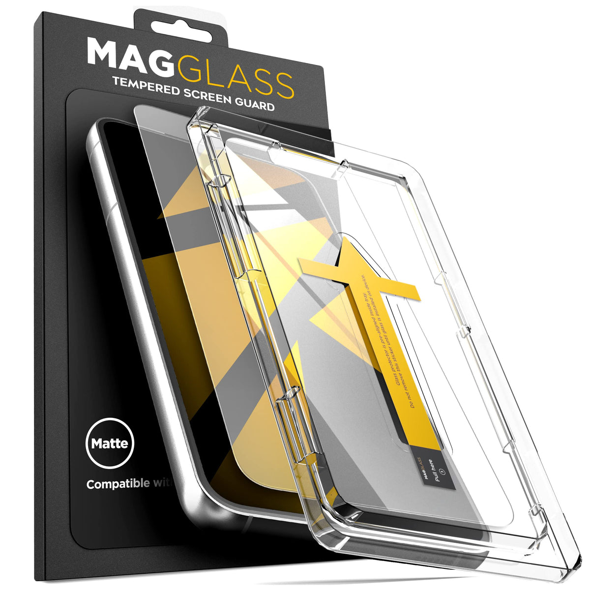 Magglass Tempered Glass Designed For Samsung Galaxy S22 Matte Screen Protector   Anti Glare Resistant Display Guard (Fingerprint
