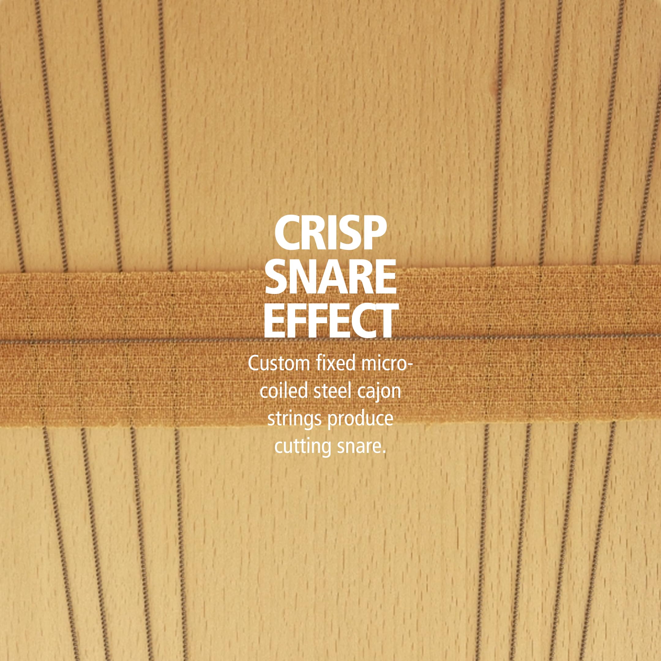 Meinl Pickup Cajon Box Drum With Internal Strings For Snare Effect   Not Made In China   Makah Burl Frontplate / Baltic Birch Body, Woodcraft Professional, 2 Year Warranty (Pwcp100Mb)