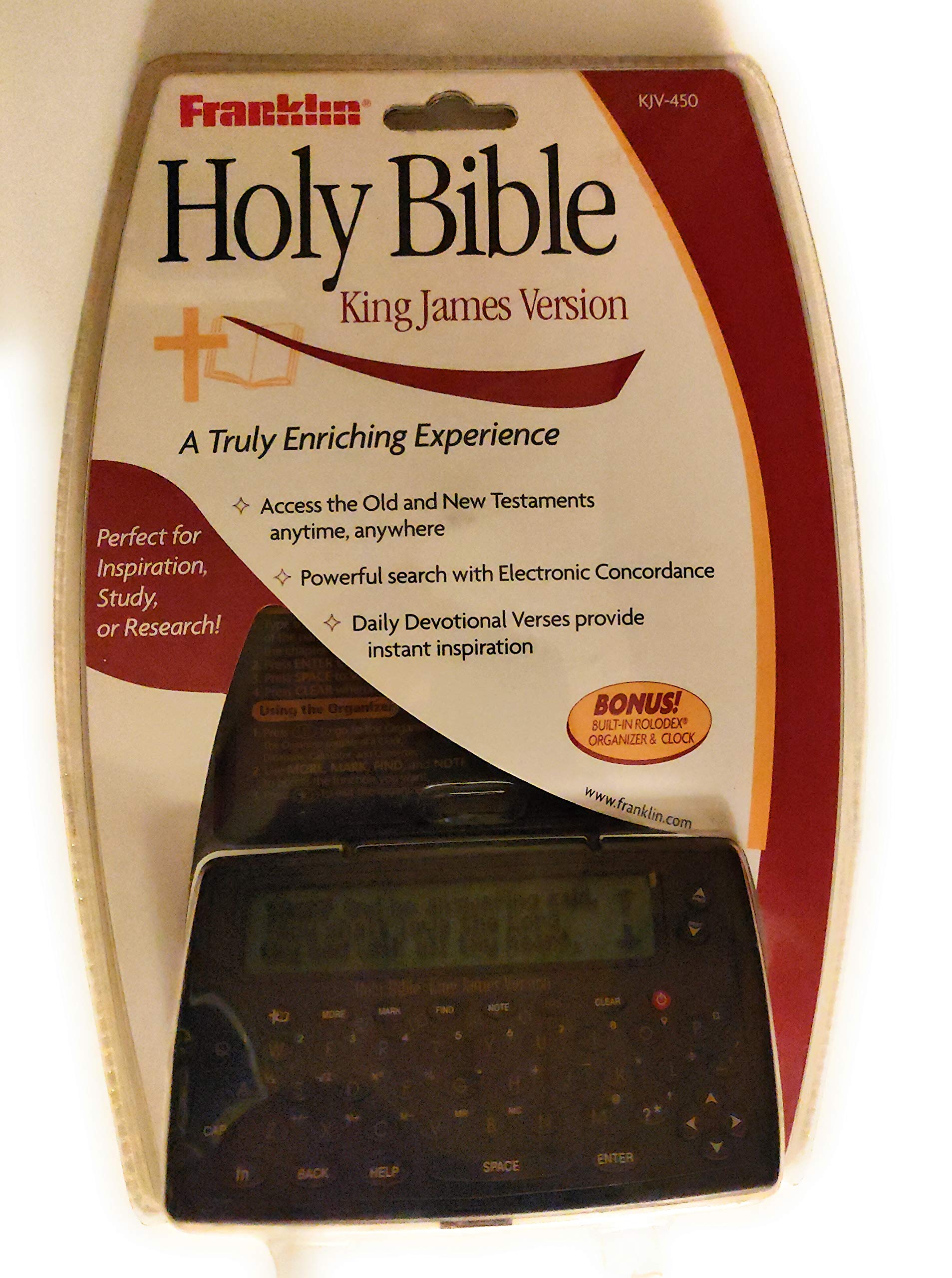 Franklin Pocket King James Version Electronic Holy Bible