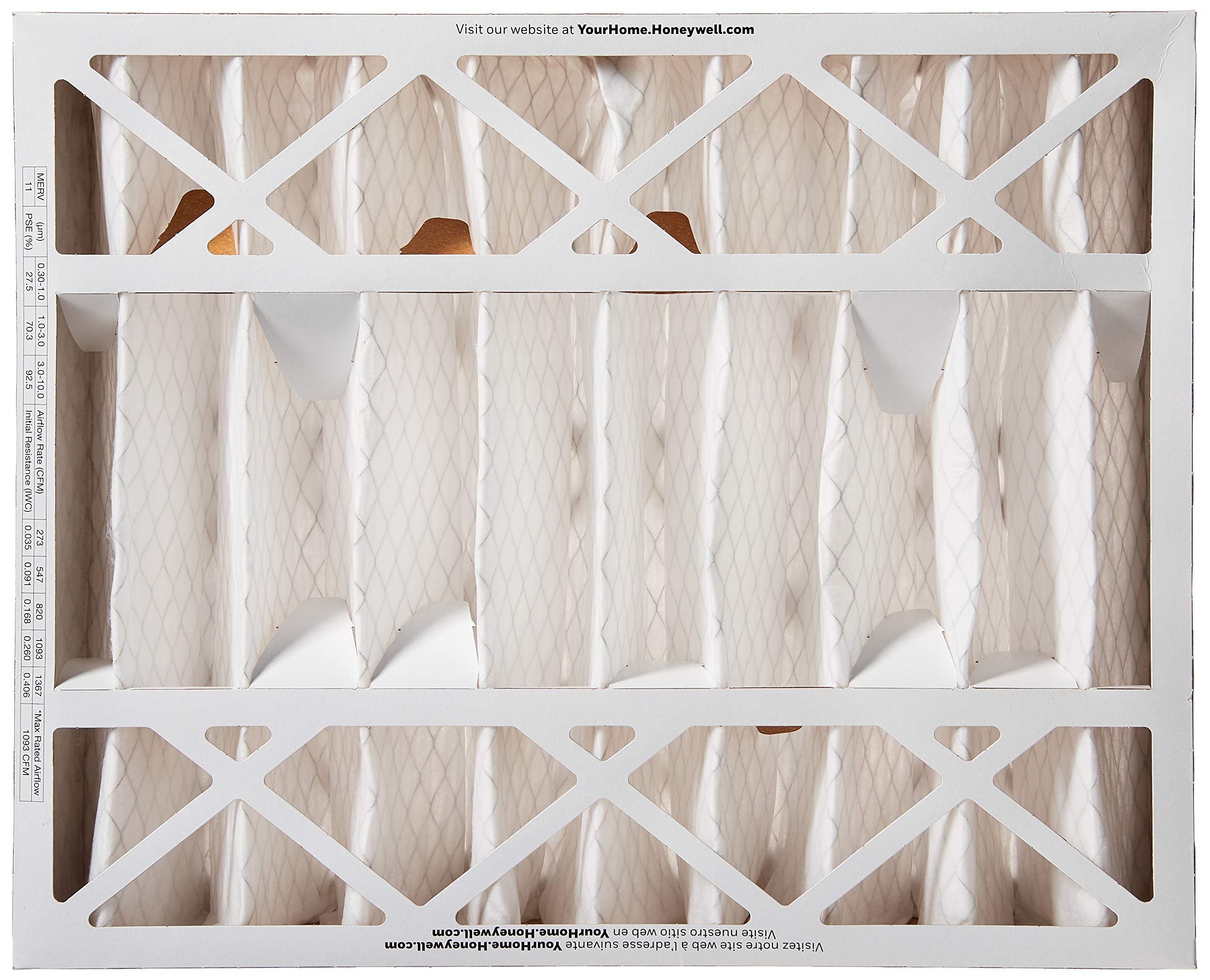 Honeywell Home Ac Furnace Media Air Filter 16 X 20 X 4 Merv 11 (1 Pk)