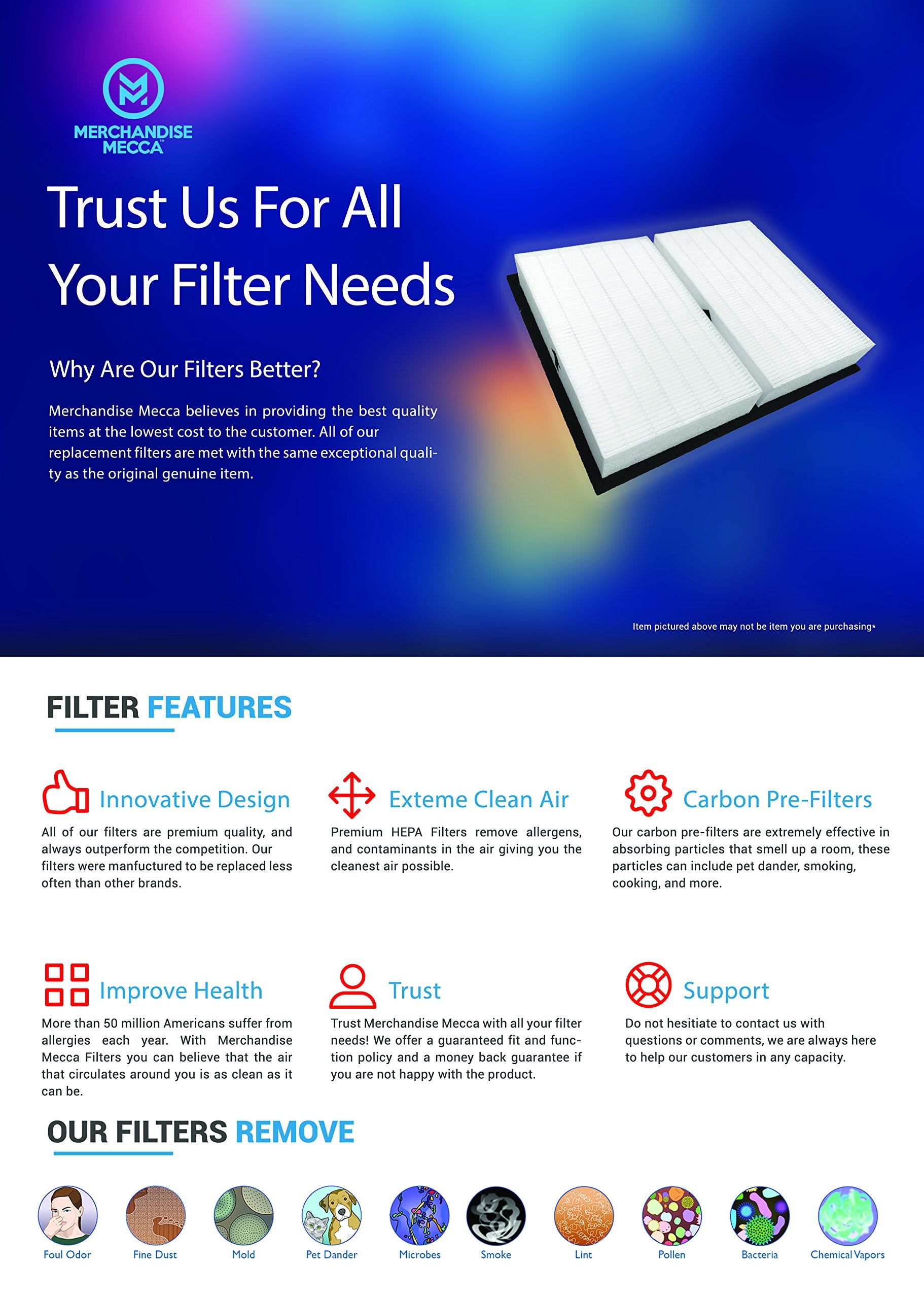 Merchandise Mecca Idylis Full Refresh Kit Made For Idylis Ac 2119, Iapc 10 140, Iap 10 100, Iap 10 150, Fap C01 A Model # Iaf H