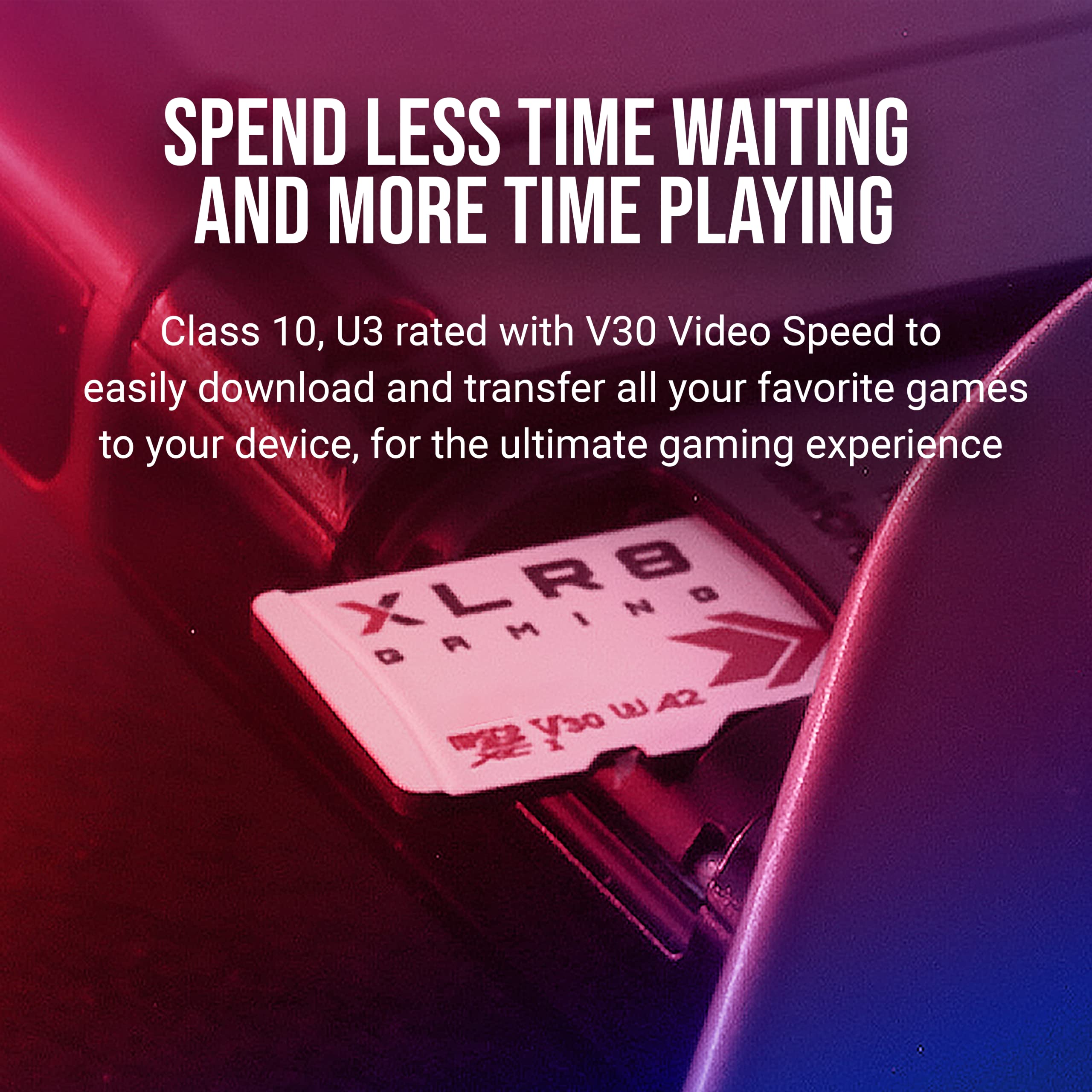 Pny 128Gb Xlr8 Gaming Microsdxc Memory Card - 100Mb/S, Uhs-I, 4K Uhd, Full Hd, U3, V30, A2 - Micro Sd For Portable Console Gamin