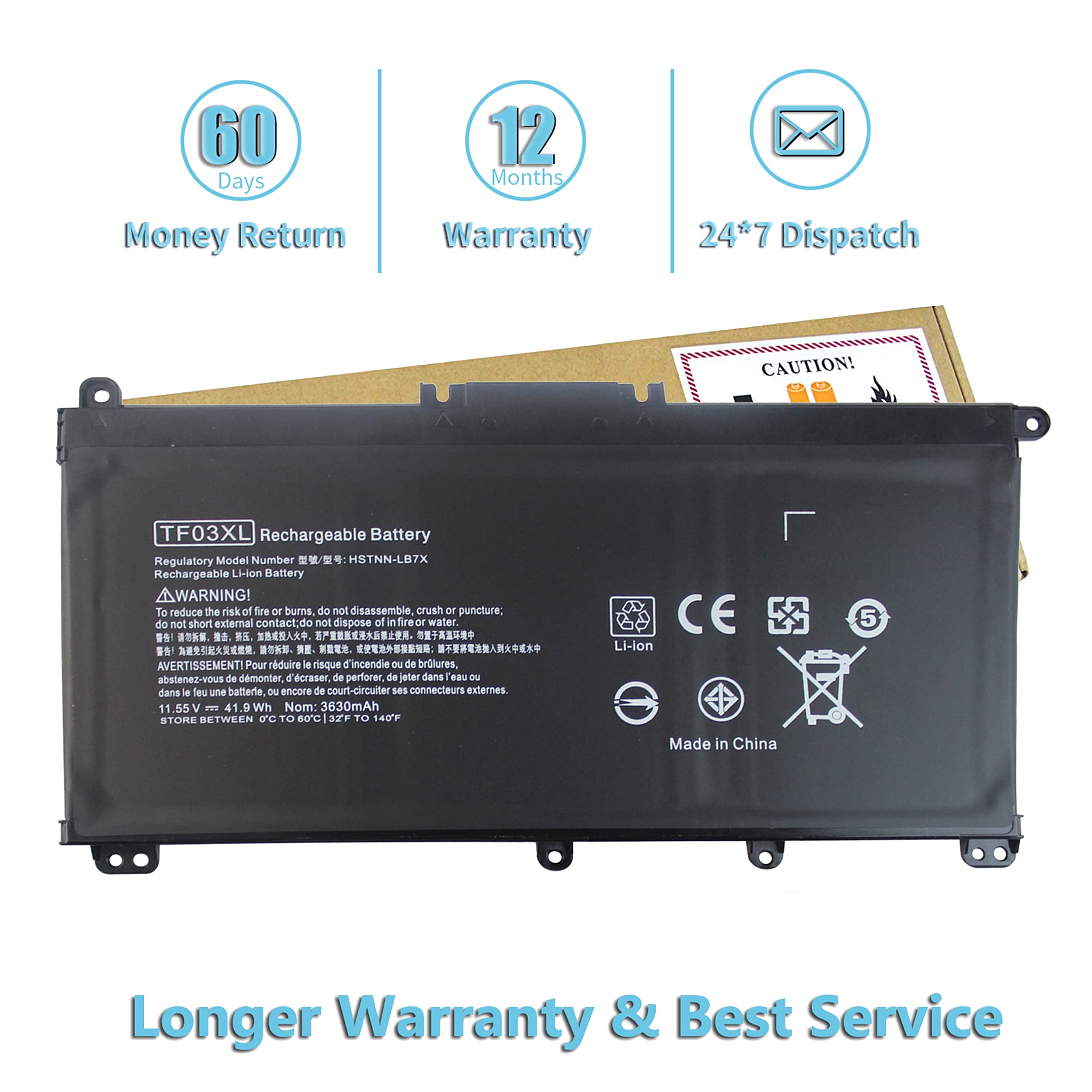 Tf03Xl 15 Cd0Xx Battery 920070 855 920046 421 For Hp Pavilion X360 15 Cc 15 Cd 15 Cc023Cl 17 Ar050Wm 15 Ck 15 Ck0Xx 17 Ar 17 Ar0