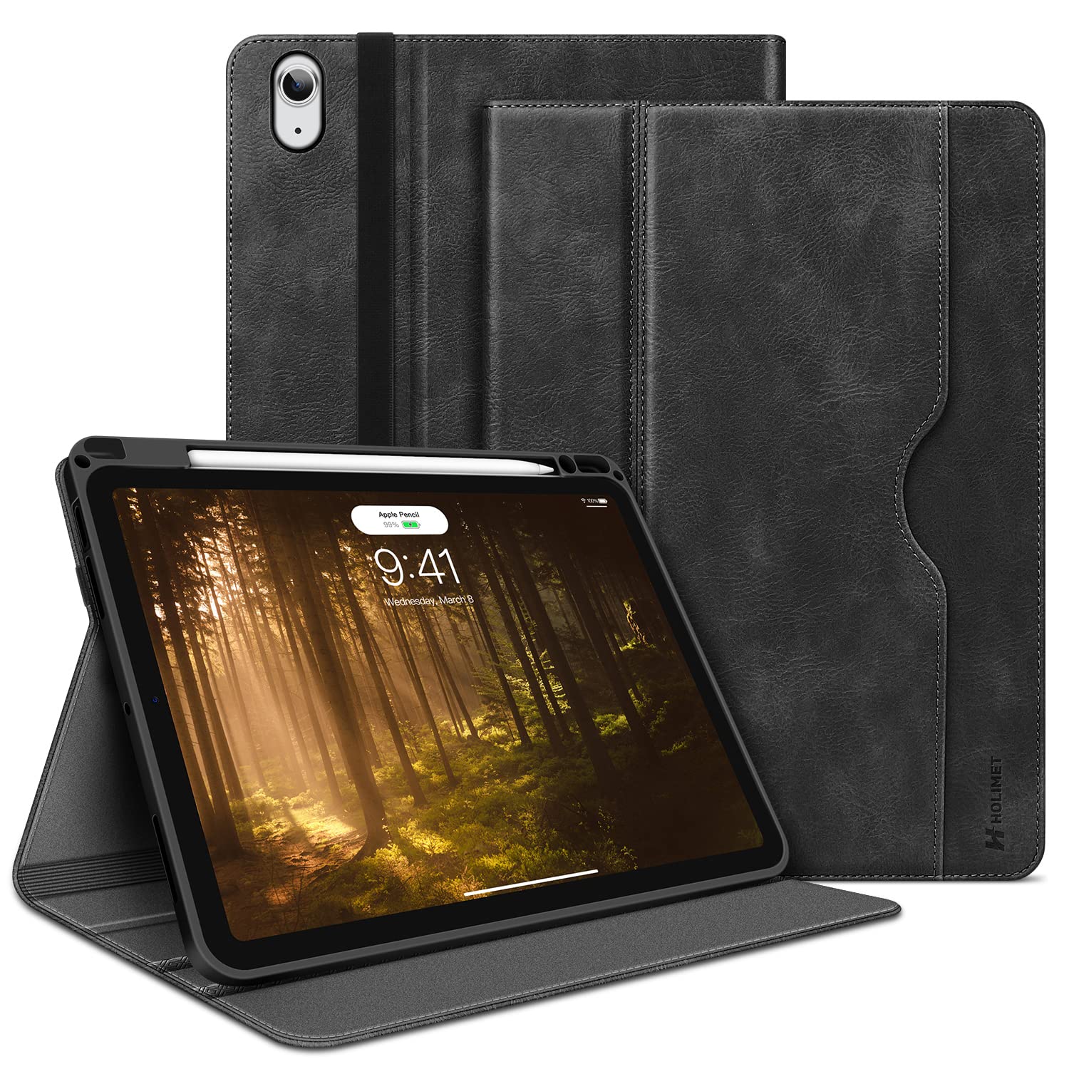 H Holimet Case For Ipad Air 11 Inch (M2) 2024 6Th Generation/Ipad Air 4Th/5Th Generation 10.9 Inch (2022/2020) With Pencil Holde