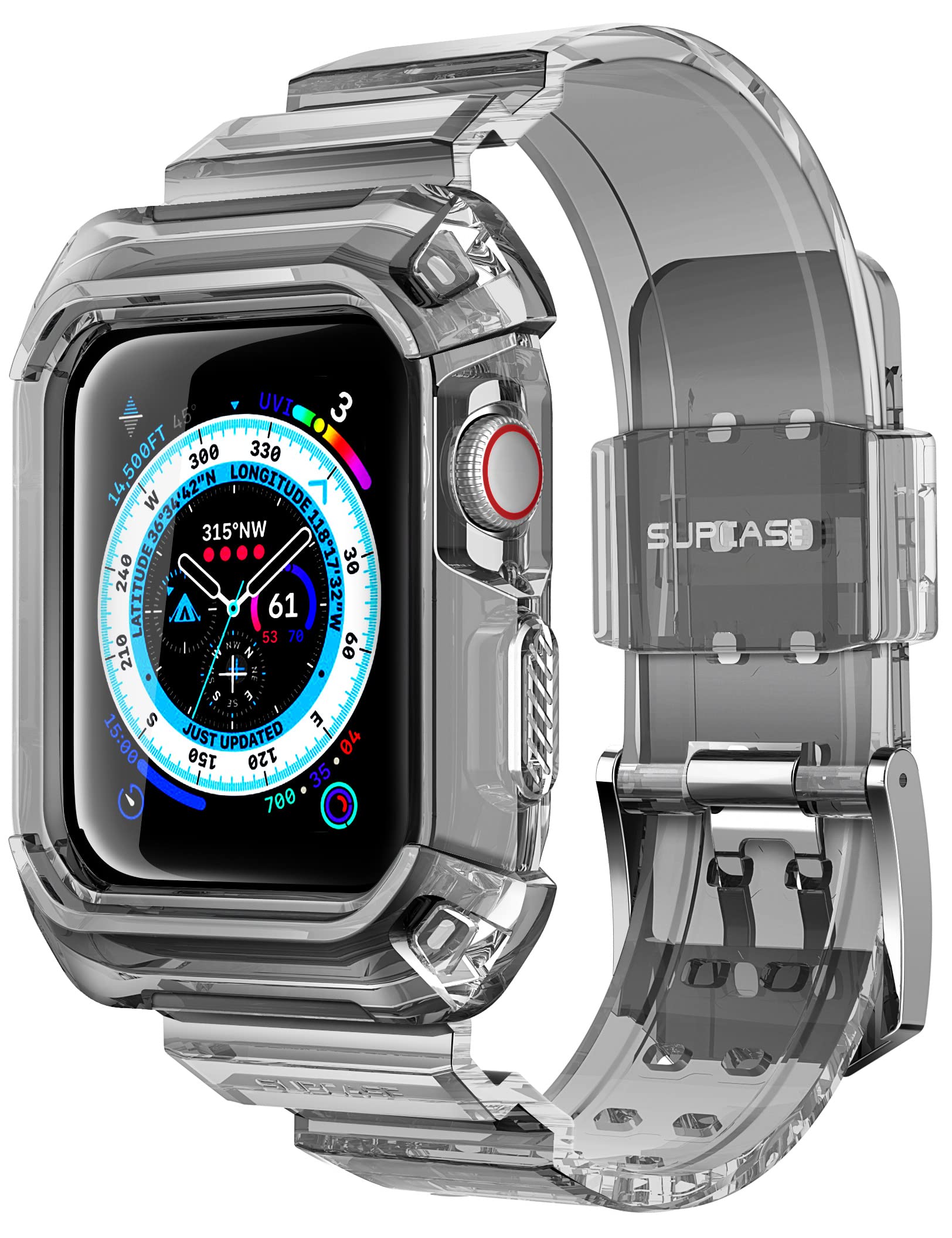 Supcase Armband Fr Apple Watch 8/7 / Se / 6/5 / 4 [45/44Mm] Apple Watch Band Robust Hlle Ersatzarmband Sport Iwatch Case Schutzh