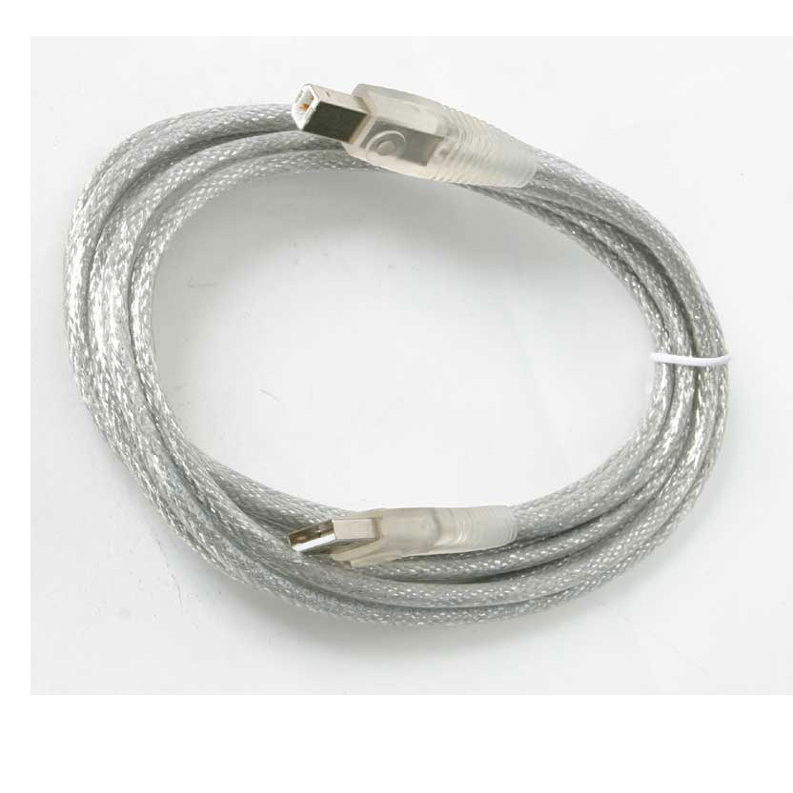 Startech.Com 10 Ft Transparent Usb 2.0 Cable   A To B   Usb Cable   Usb (M) To Usb Type B (M)   Usb 2.0   10 Ft   Molded   Trans