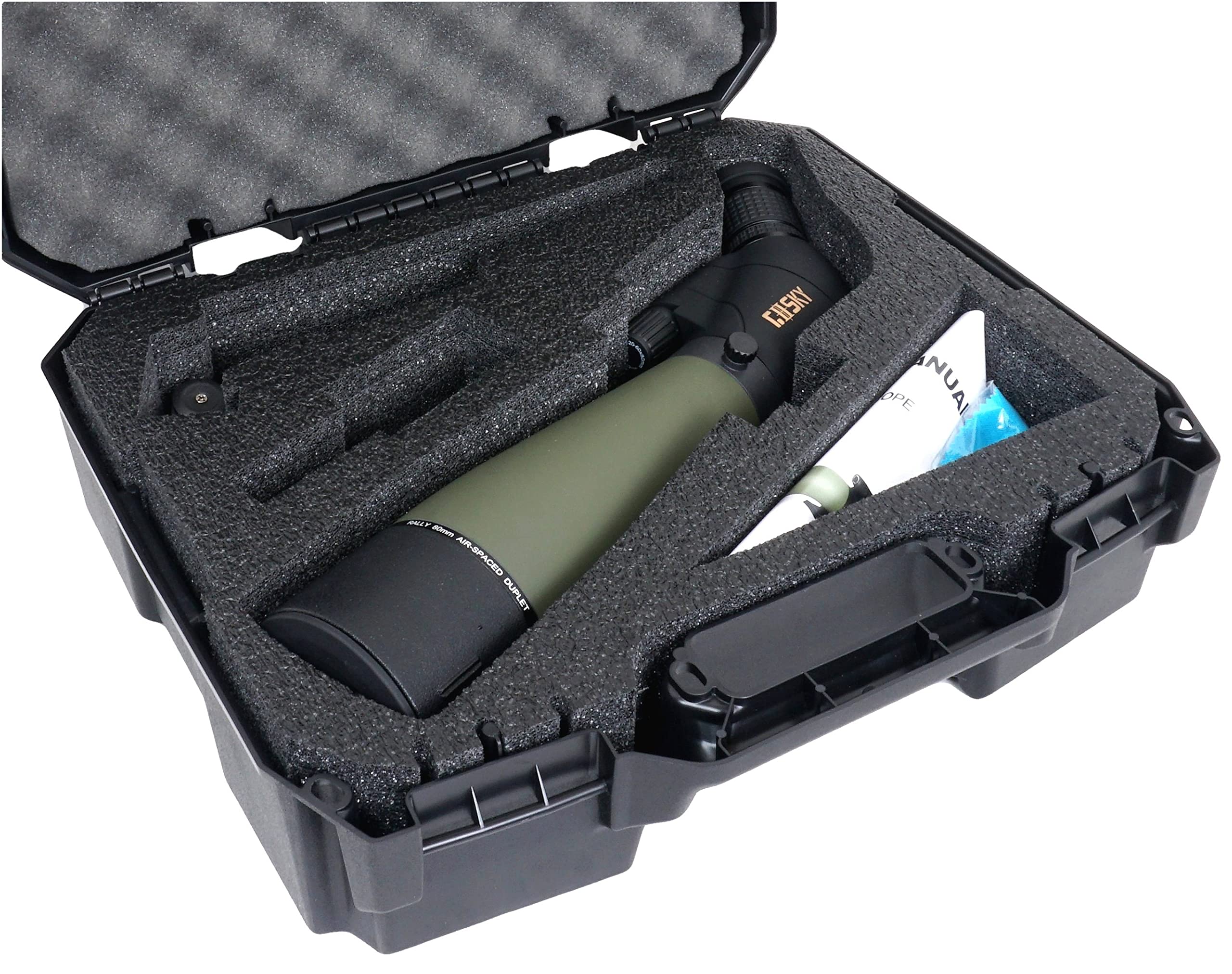 Case Club Pre Cut Carry Case To Fit Gosky 20 60X80 Hd Spotting Scope