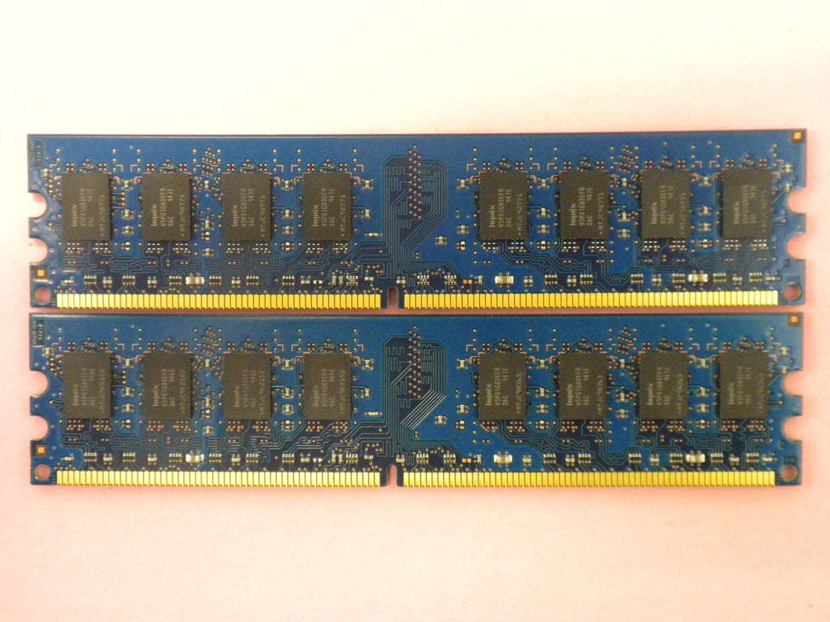 4GB 2X2GB RAM PC2-6400U 800MHZ 2RX8 DDR2 NON-ECC Unbuffered For DESKTOP Memory