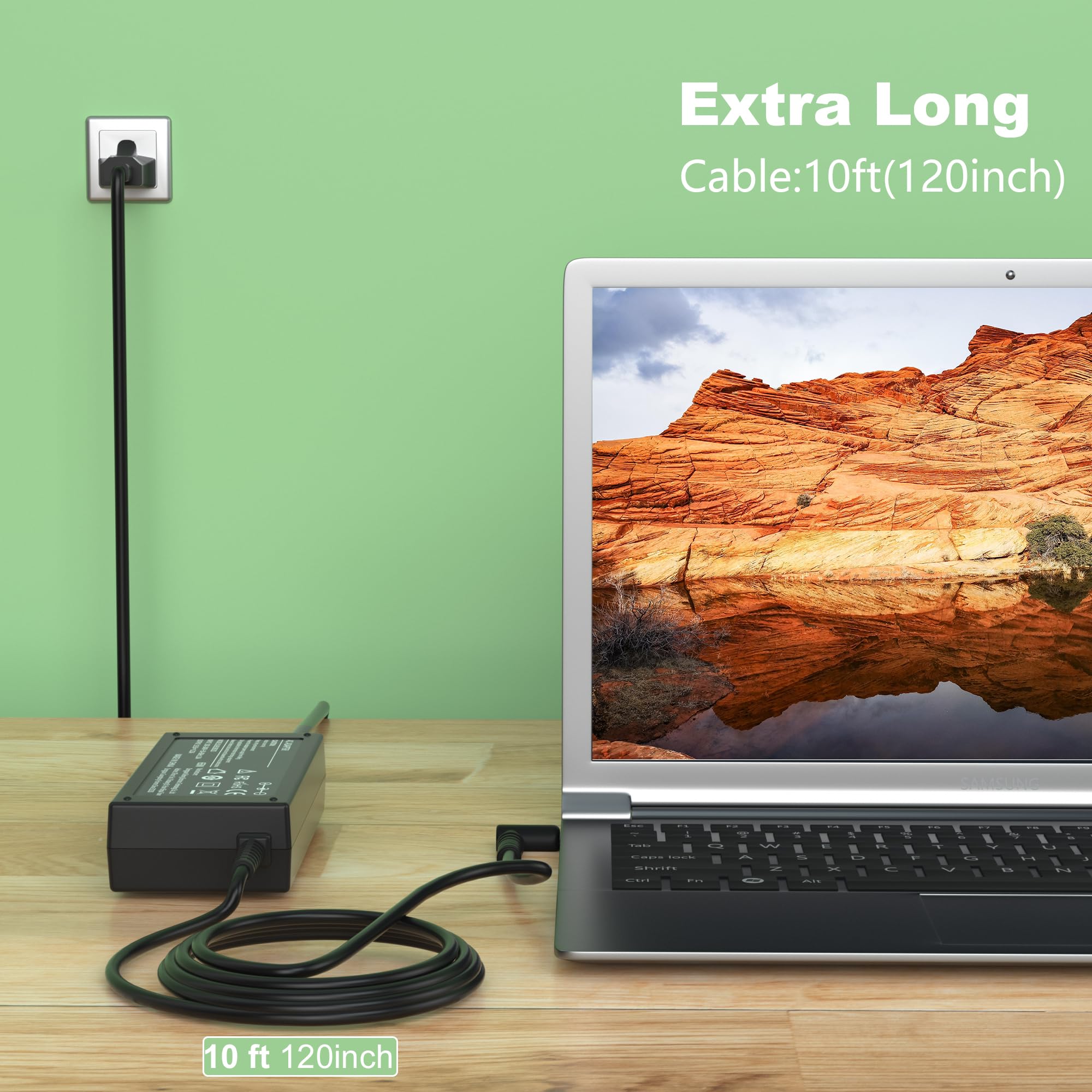 65W Laptop Charger For Hp Pavilion X360 14 15 17, Envy X360 13 15 17, Elitebook 840 G5, 15 F111Dx 15 F211Wm 15 F233Wm 15 F278Nr