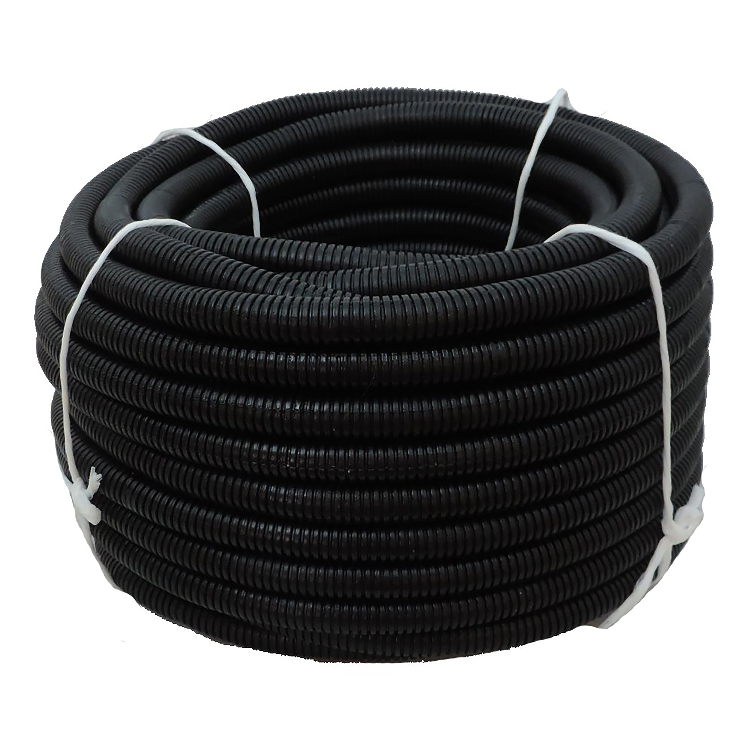 1.5'' X 100 Ft. Shurtek Flexible Corrugated Black Hdpe Non Split Tubing Wire Loom