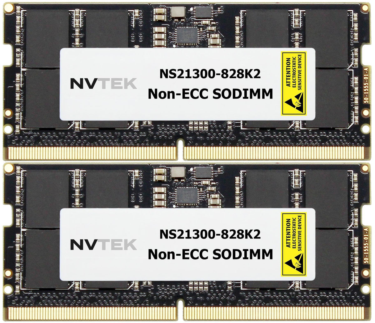 Nvtek 16Gb (2X8Gb) Ddr4 2666Mhz Pc4 21300 2Rx8 1.2V 260 Pin Non Ecc Sodimm Laptop Pc Computer Memory Kit