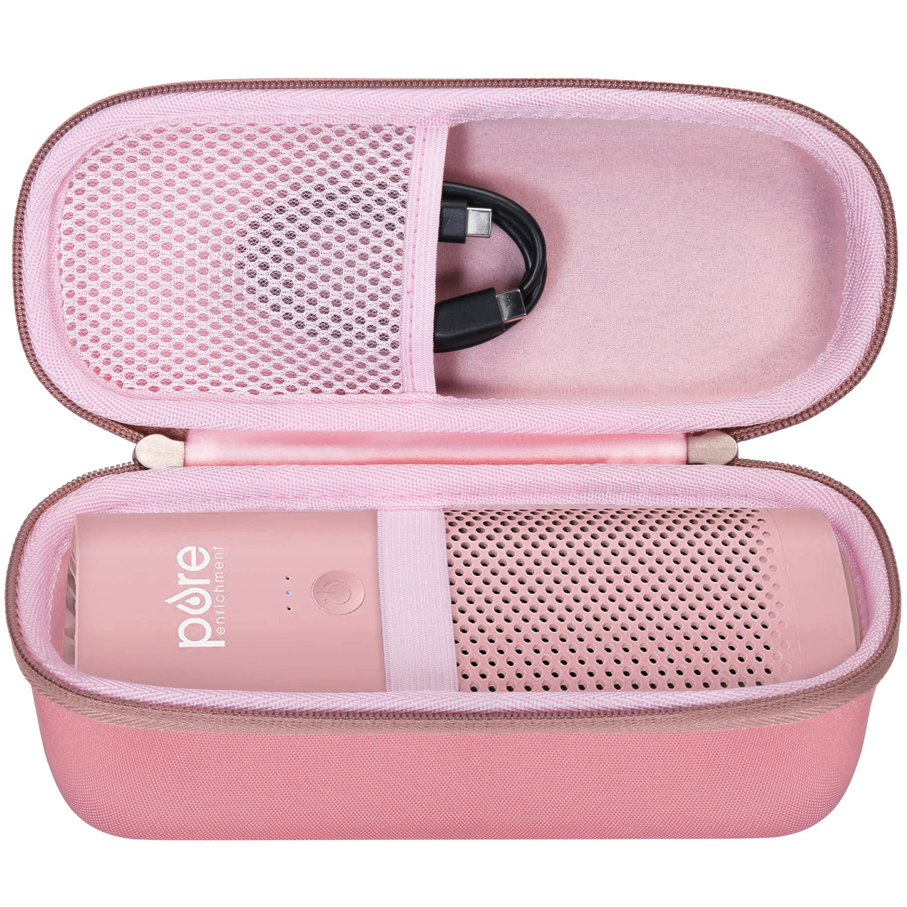 Co2Crea Hard Case Compatible With Pure Enrichment Purezone Mini Portable Air Purifier (Blush Case)