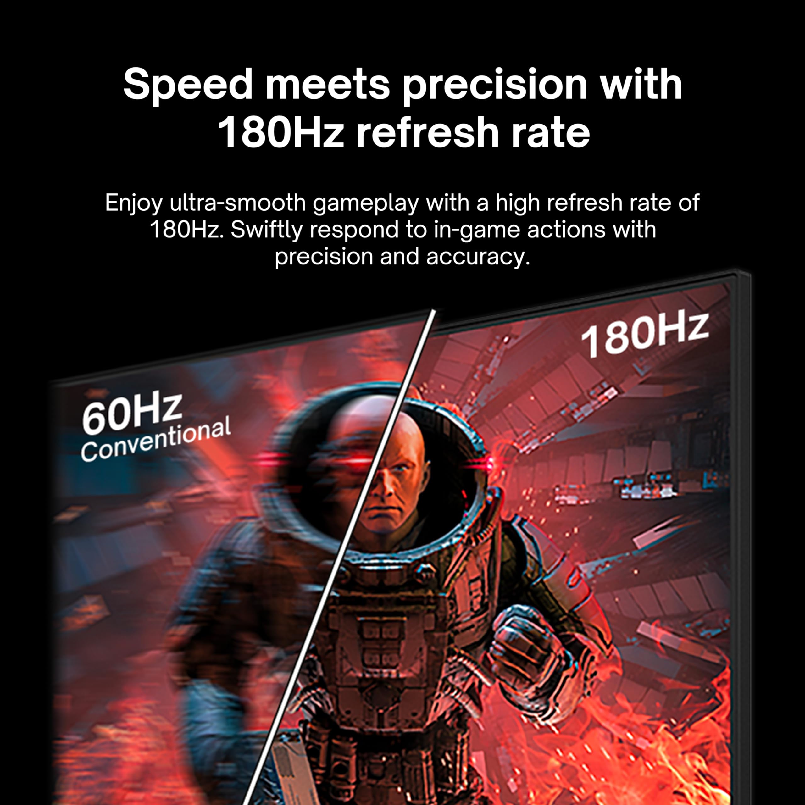 Pixio Px248 Prime V2 24 Inch 180Hz Refresh Rate Fhd 1080P Resolution Fast Ips Panel 1Ms Gtg Response Time Adaptive Sync Led Gaming Monitor