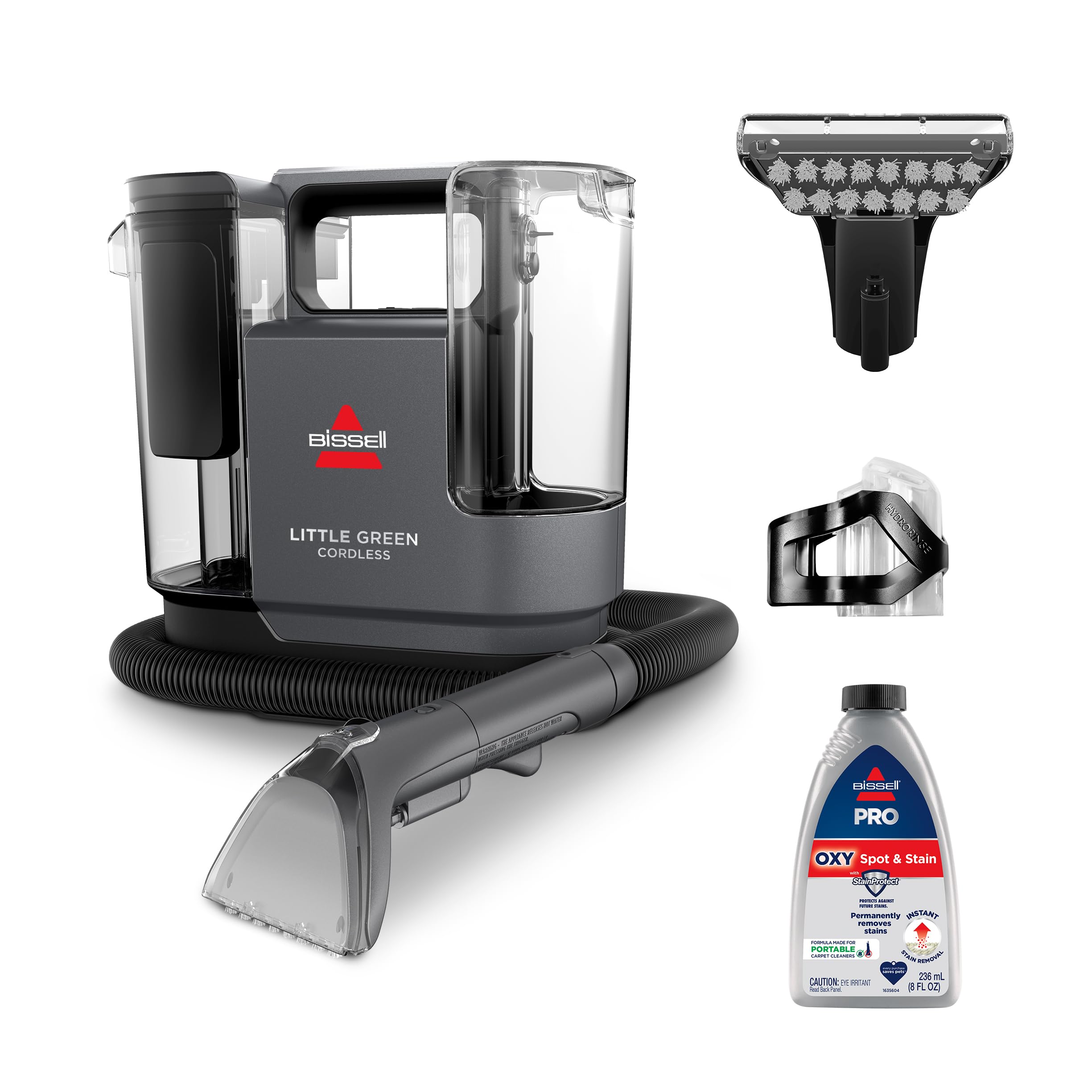 Bissell Little Green Cordless Portable Deep Cleaner With 25V Lithium Ion Battery, 3682