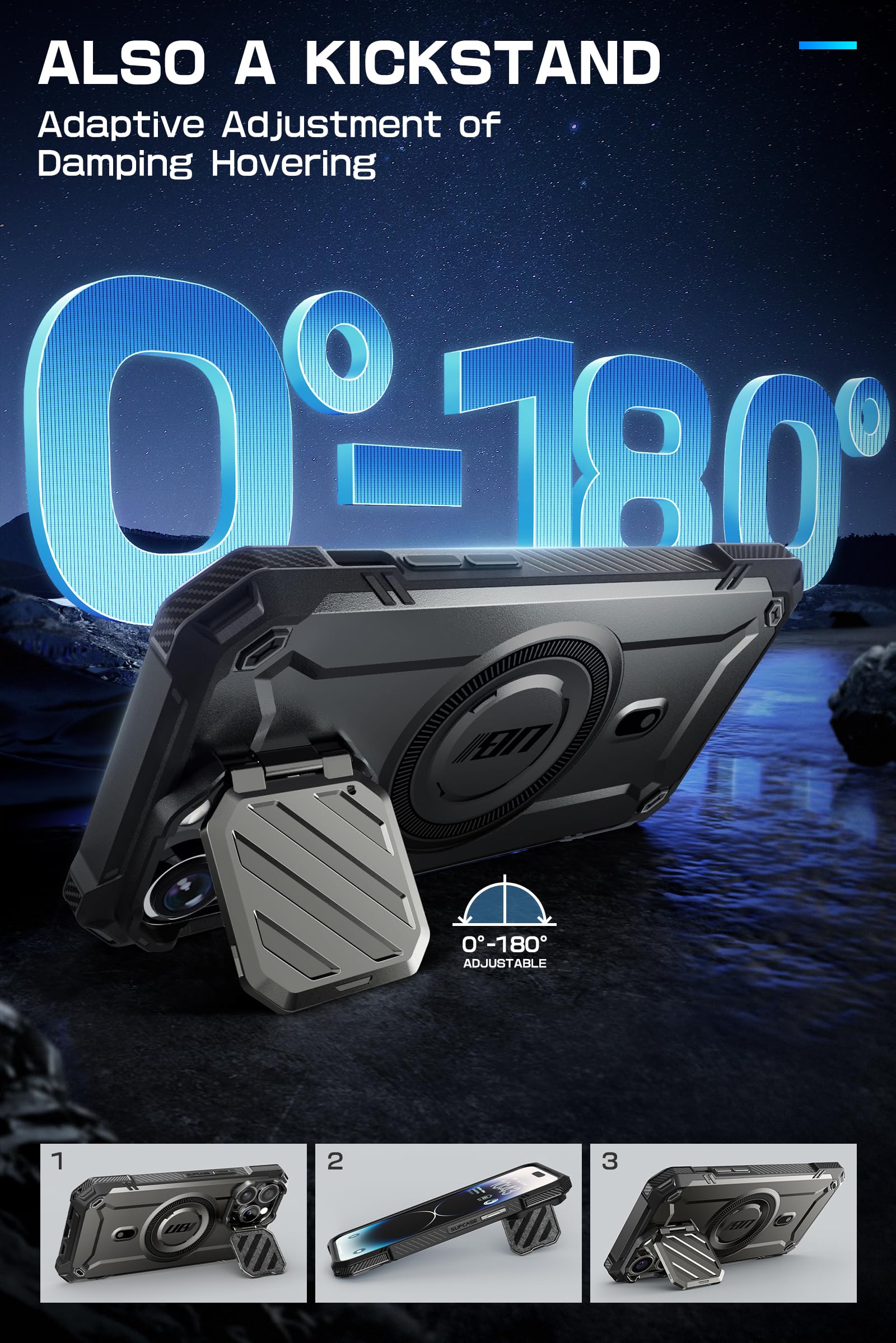 Supcase Ub Mag Xt For Iphone 14 Pro Maxiphone 13 Pro Max Case With Camera Cover, Compatible With Magsafe] Full Body Rugged Case