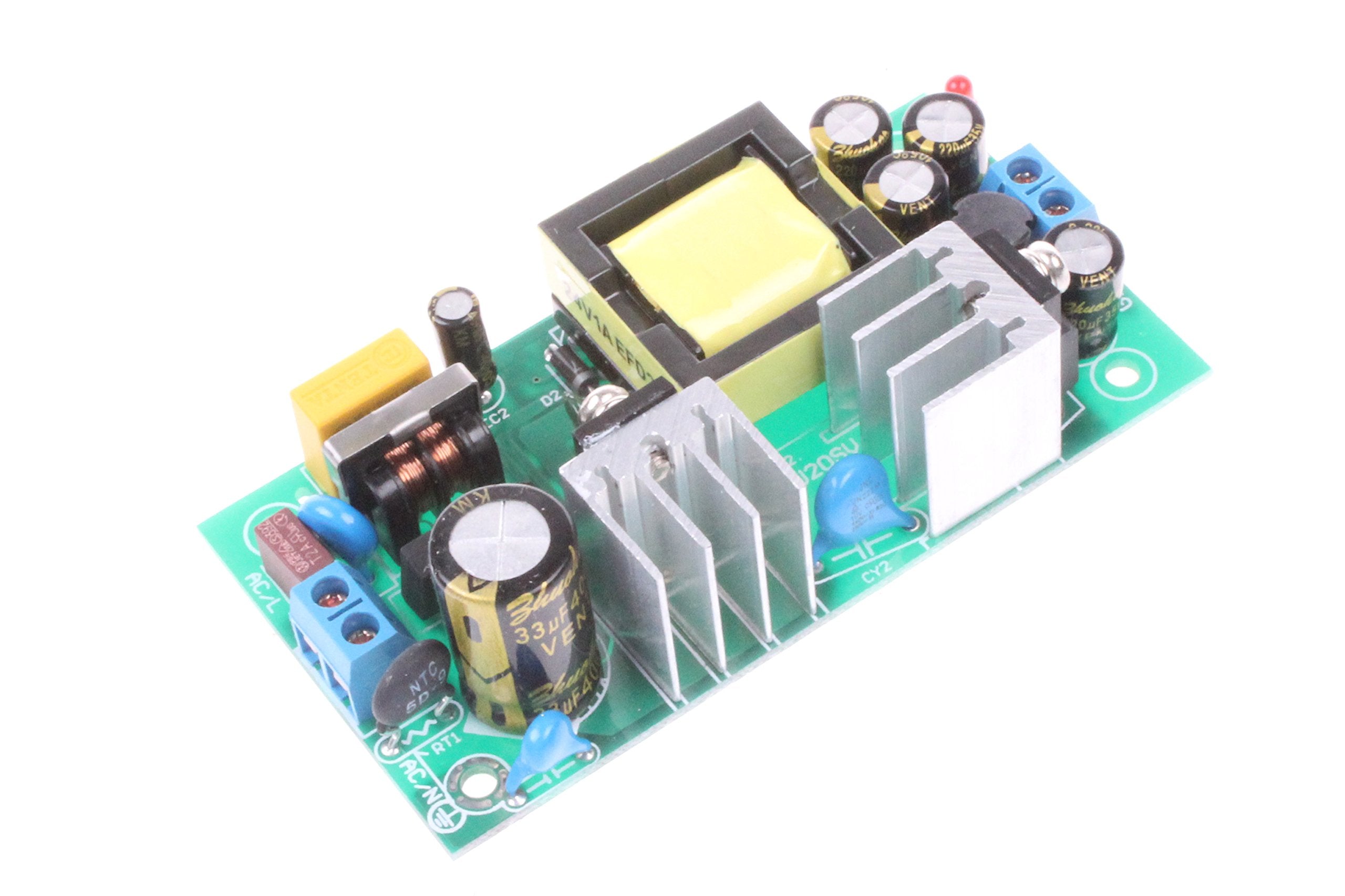 Noyito Ac To Dc Precision Buck Power Supply Module Ac 110V 100V 264V To 24V 1A 1000Ma Isolated Step Down Dc Module (24V 1A)