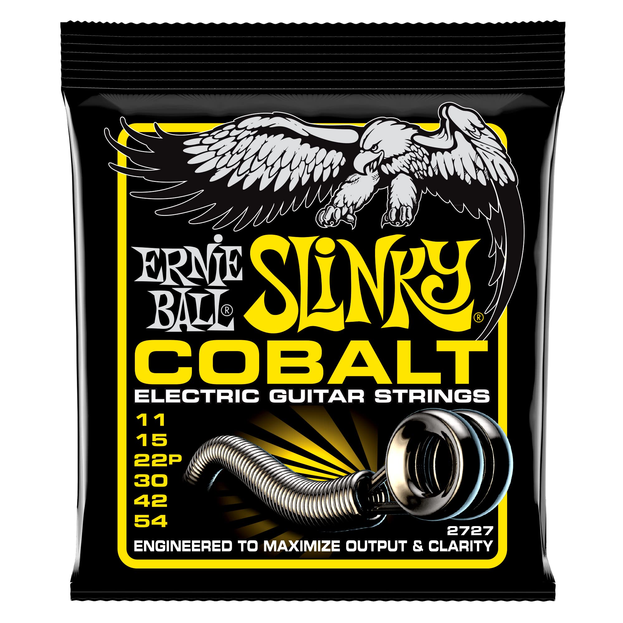 Ernie Ball Beefy Slinky Cobalt Electric Guitar Strings, 11 54 Gauge (P02727)