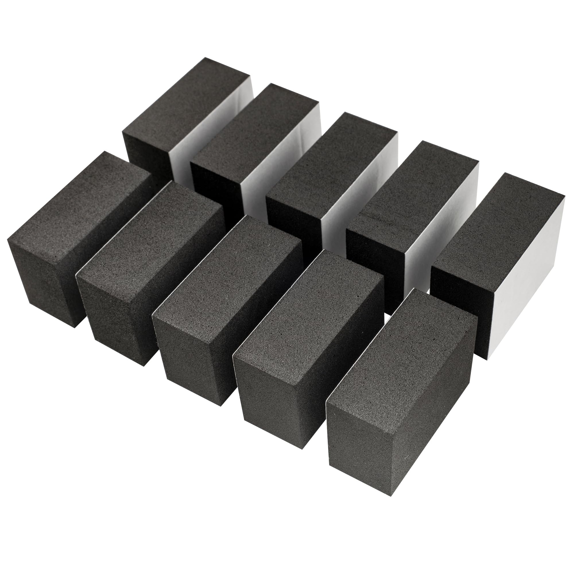 Musiclily Pro 40X27X17Mm Self Adhesive Eva Foam Pickup Height Adjustment Anti Vibration Foam For P Bass Pickup, Black (Set Of 10