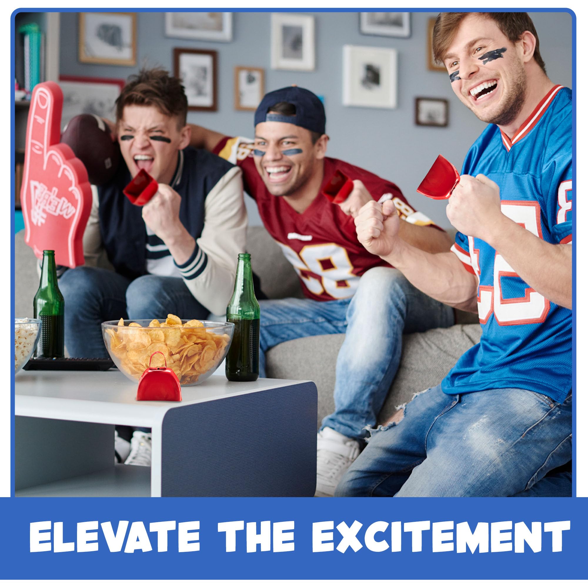 Metal Cowbells   12 Pack, 3 Inch Red Cow Bells For Sporting Events, Cheering, Spirit, Loud Cow Bell Ideal Hand Percussion Cowbel