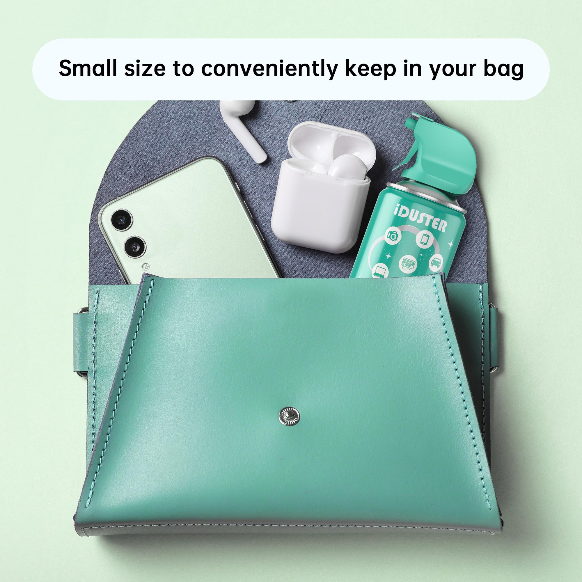 Iduster Compressed Air Duster Can   Canned Air Duster For Computers, Keyboard Cleaner Air Spray, 2 Cans, 3.5Oz