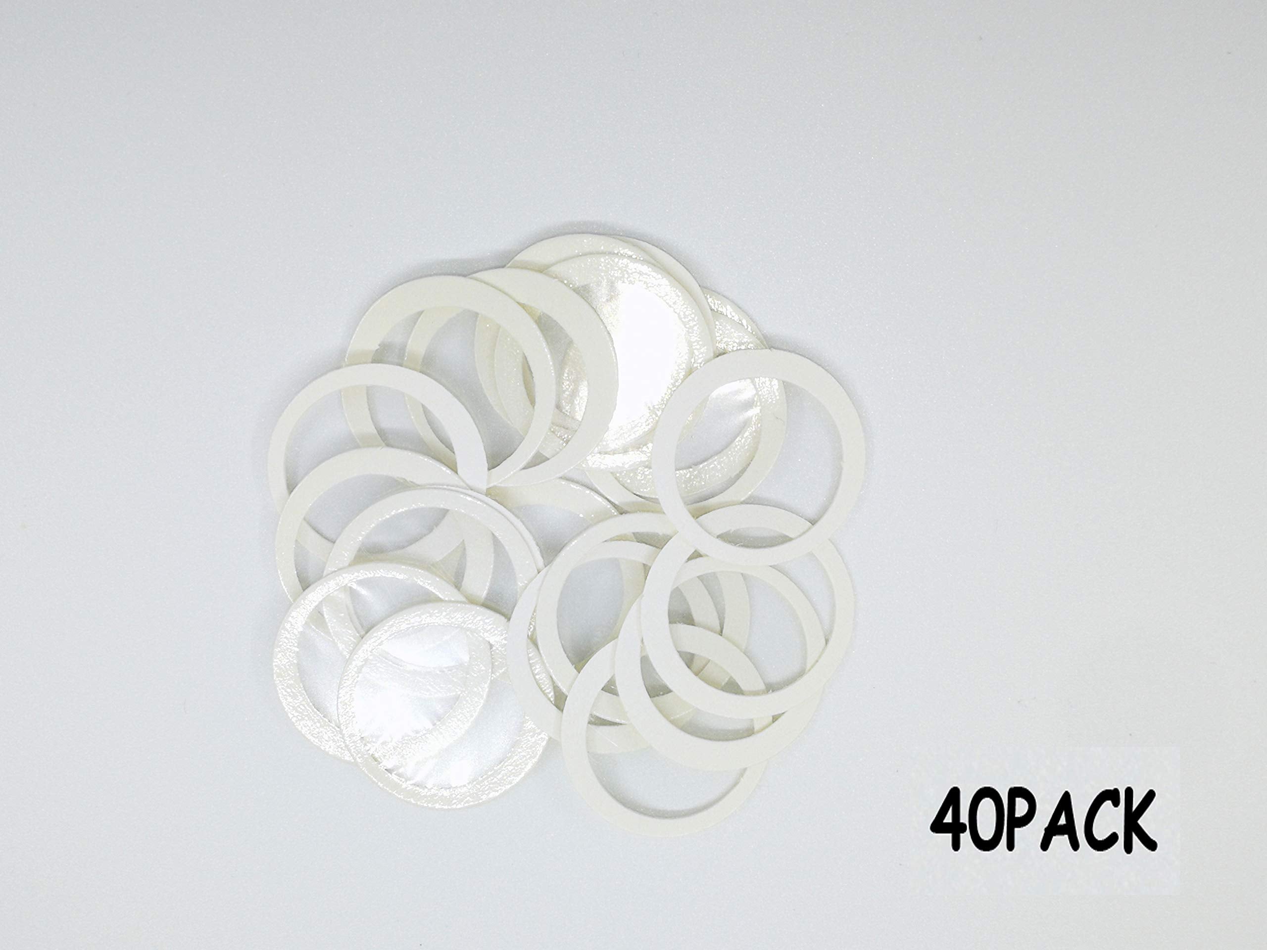 Fartime 48Pcs Plastic Kazoos With 40Pcs Kazoo Flute Diaphragms,Musical Instruments,Good Gift For Kids,A Good Companion For Ukule