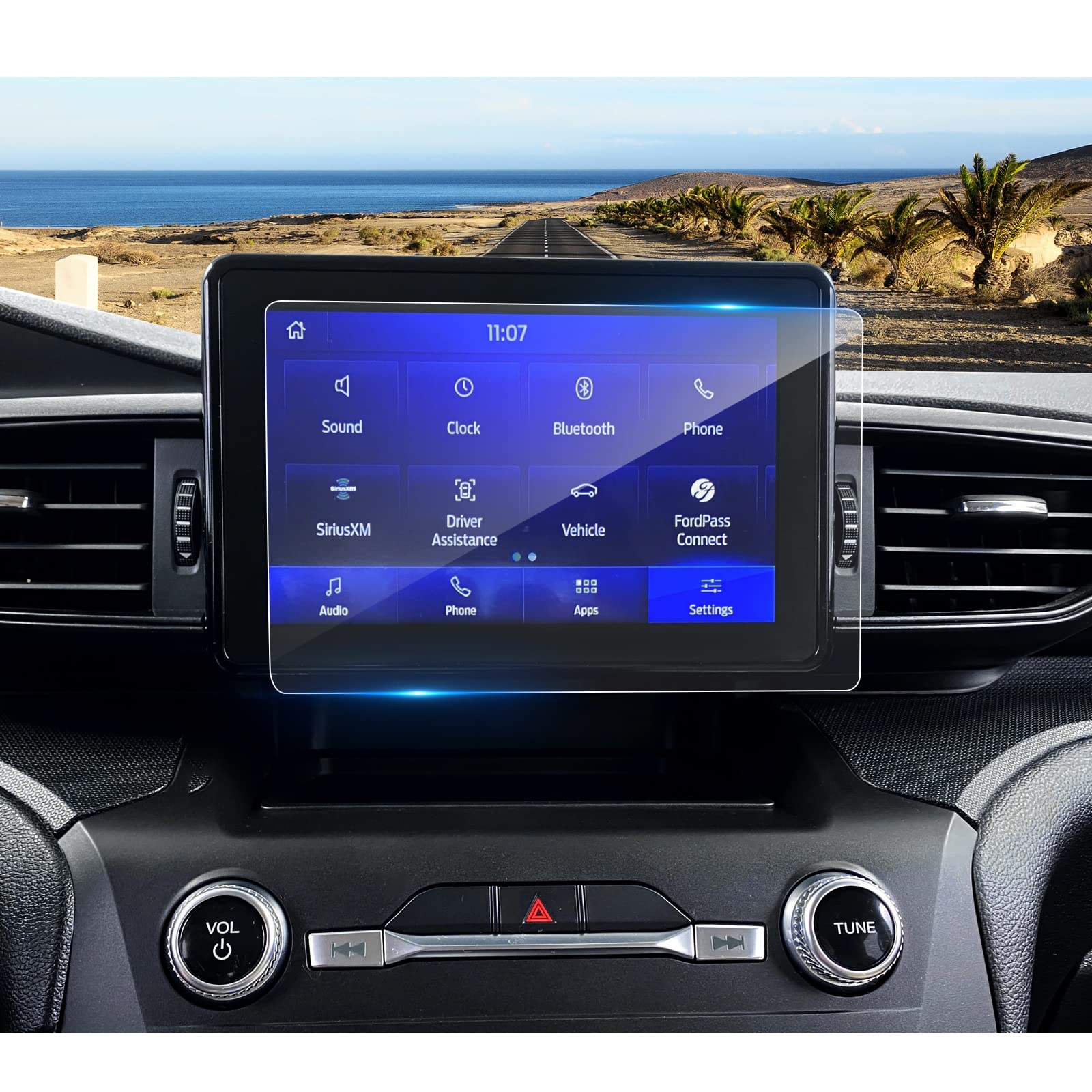 Coleya 2020 2021 2022 2023 2024 Explorer Screen Protector For Ford Explorer (Xlt/St Line/Limited/Timberline) 8 Inch Touch Screen