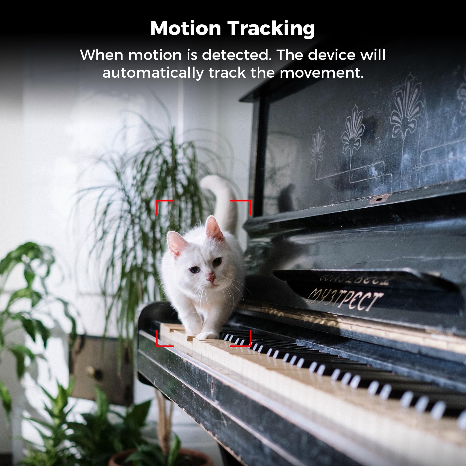 Sovmiku Cb2 2K Ai Tracking Security Camera For Home,Pet Camera Indoor, Baby Monitor,360 View Pan/Tilt Cam,Two Way Audio,Night Vi