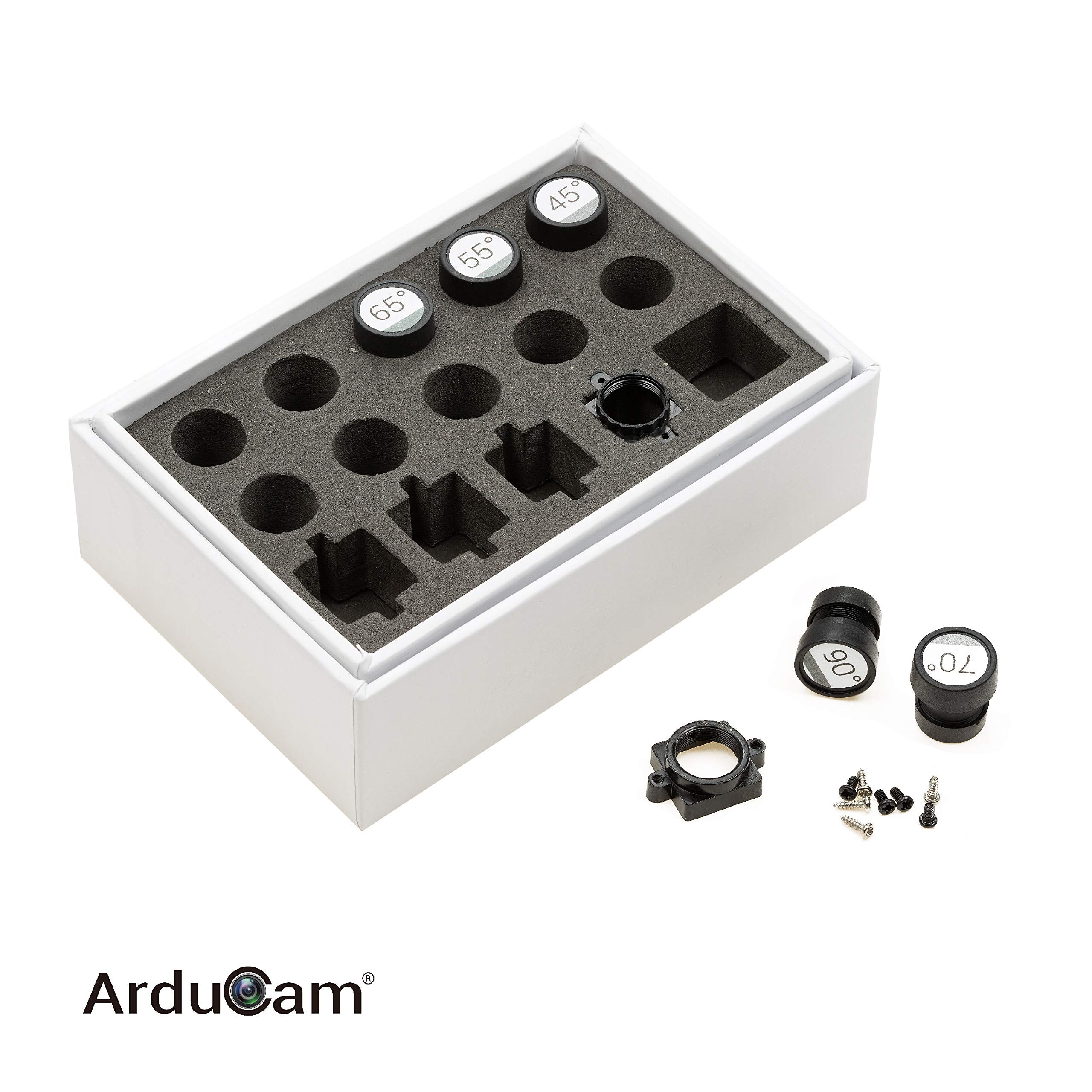 Arducam M12 Lens Kit, Low Distortion M12 Mount Lenses For Arduino And Raspberry Pi Camera