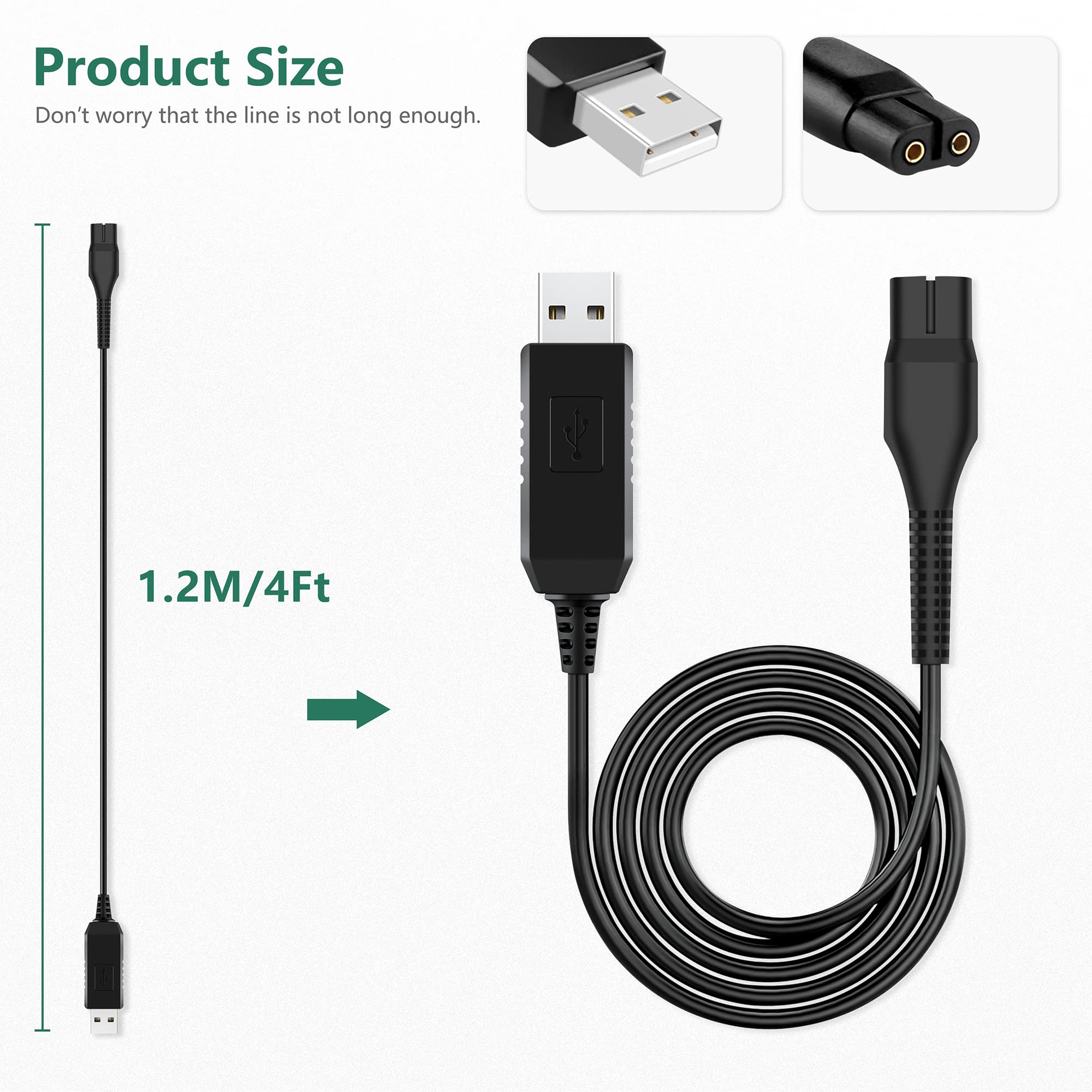 Fite On Adapter Replacement For Shaver Charger 17150 17165 Compatible With Profoil Lithium And Profoil Lithium Plus Titanium Foi