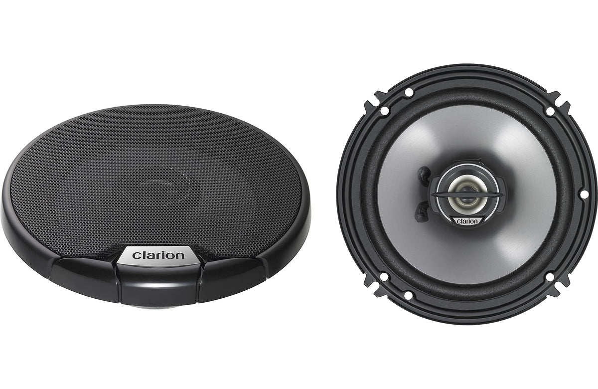 Clarion Srg1623R 80 Watt 6.5 Inch 2 Way Good Series Coaxial Speakers Set Of 2