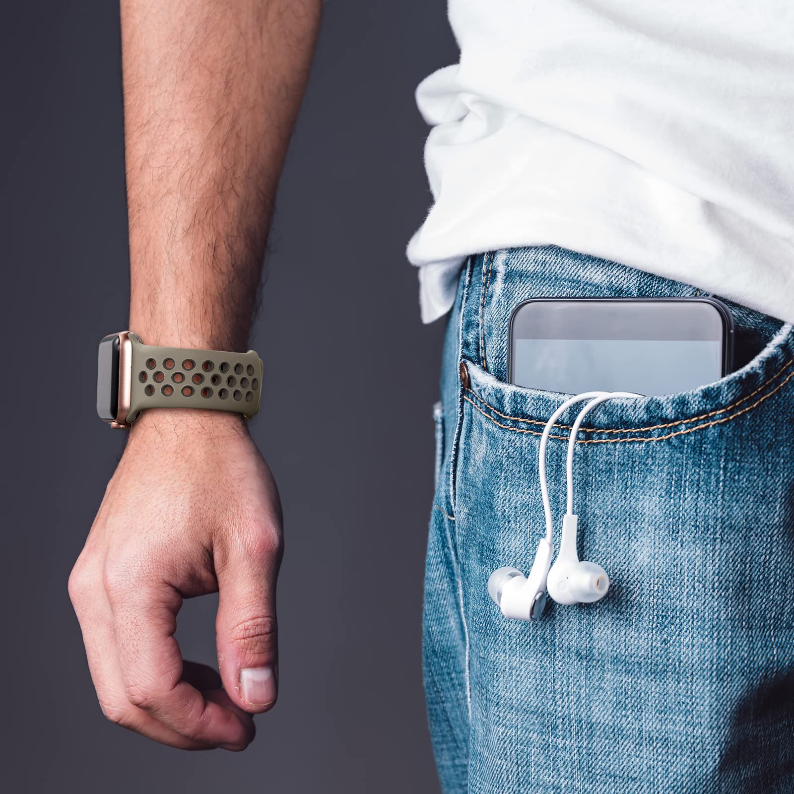 Lerobo 3 Pack Compatible With Apple Watch Band Series 9/8/7 45Mm 41Mm Series 10 46Mm/42Mm Series 6/5/4/Se 44Mm 40Mm Series 3/2/1